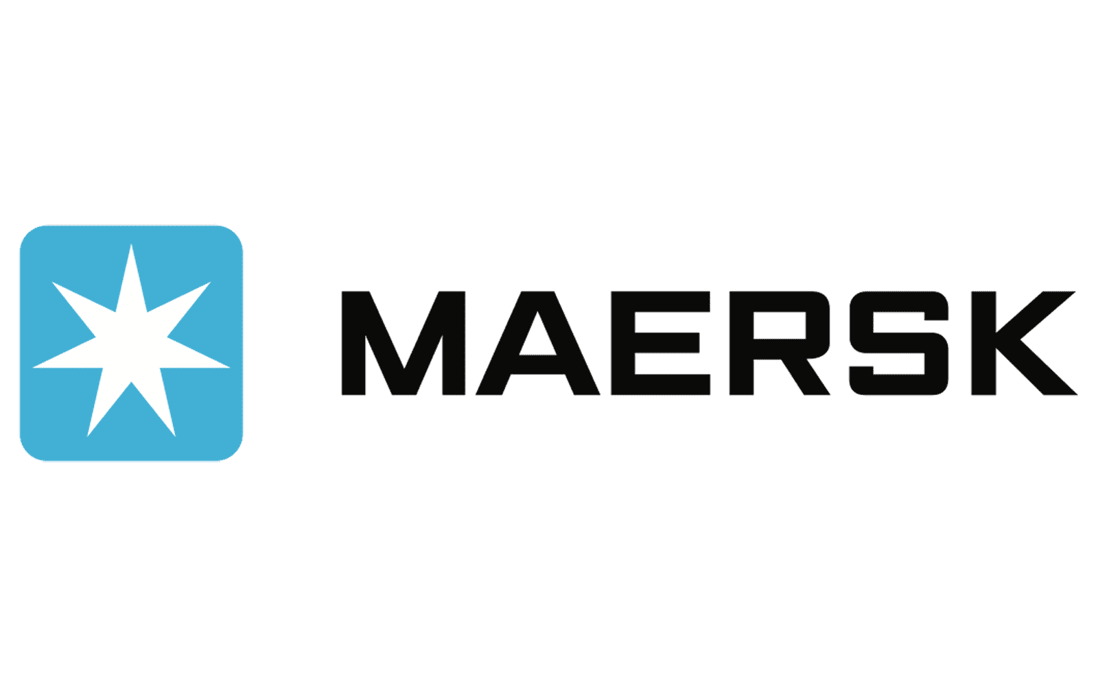 Maersk logo displayed as a CLT Photo Booth Magik event client