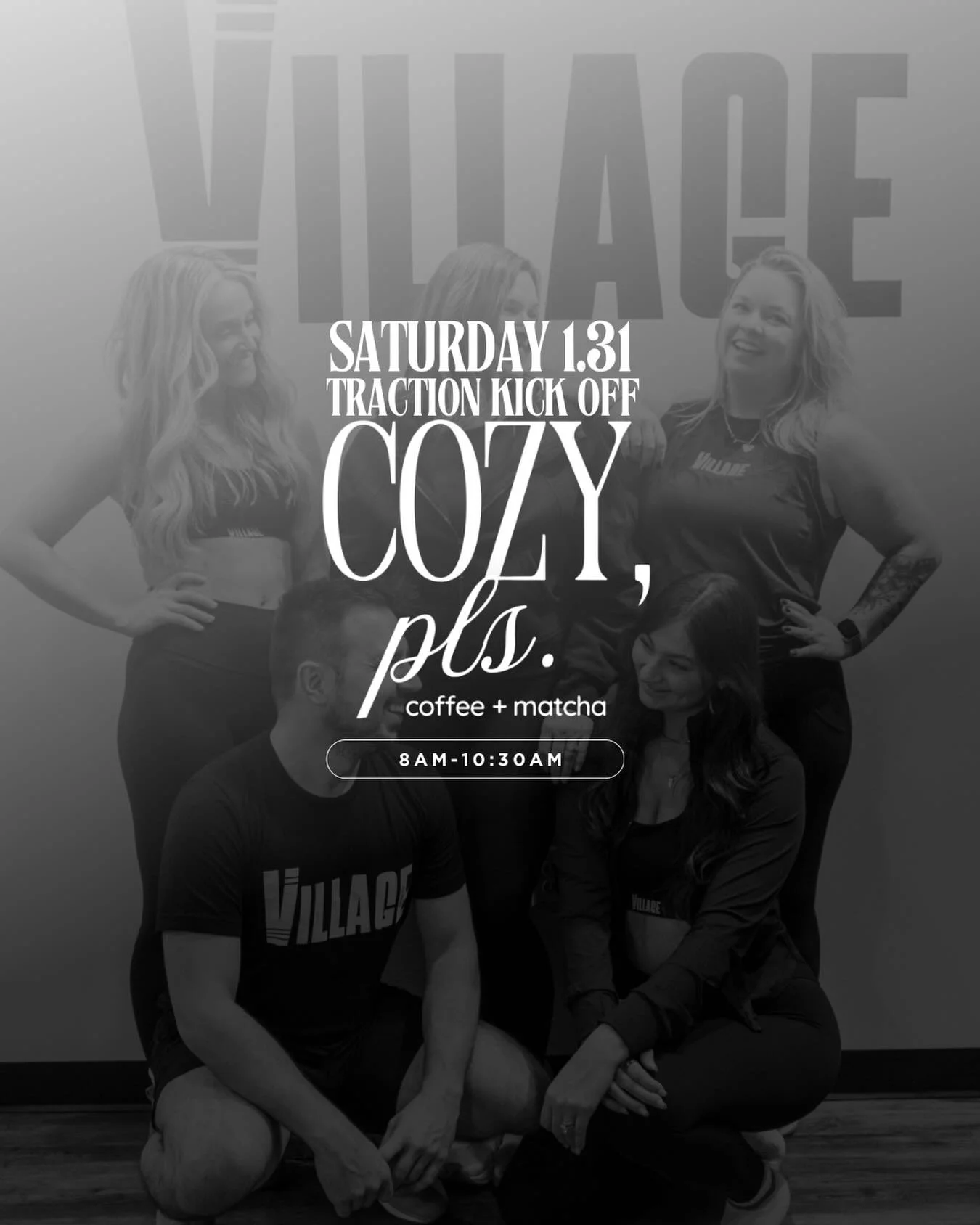 TRACTION starts here.

Community. Coffee. Matcha.
Saturday 1.31 | 8&ndash;10:30am
@cozypls plz.