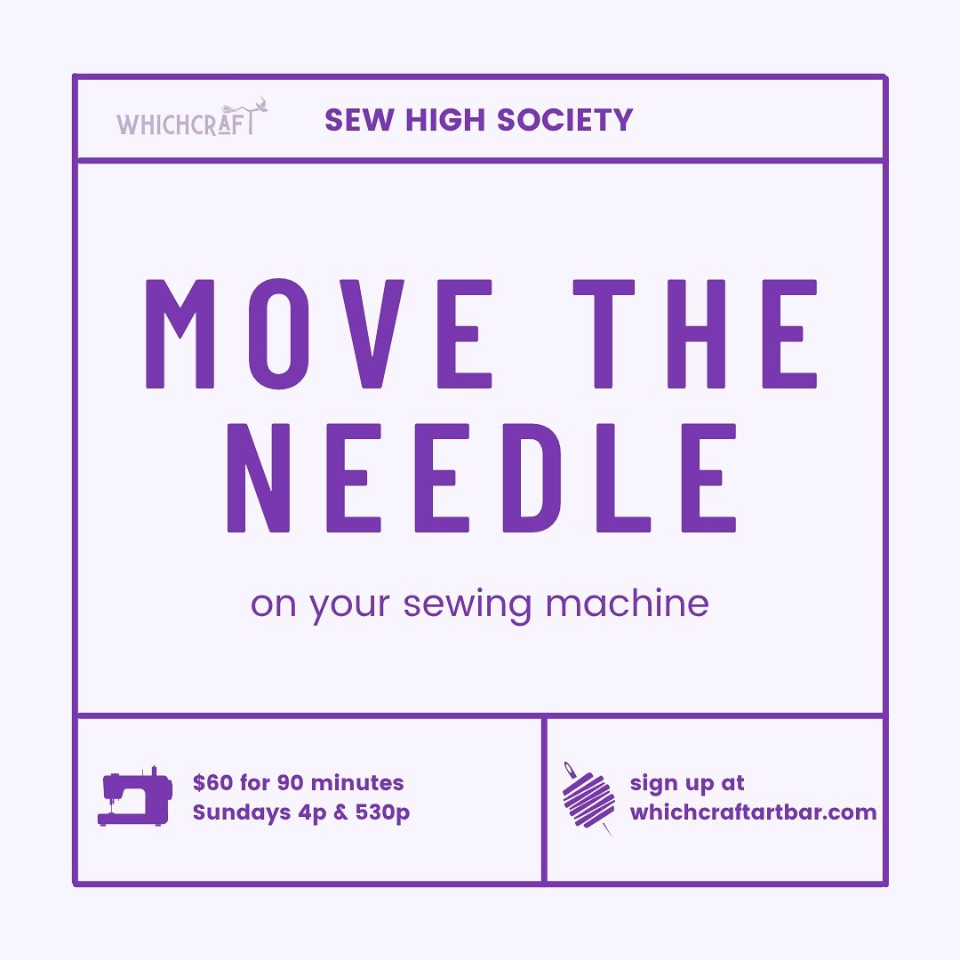 want to learn some sewing? Or unbox your machine?
SAY LESS
classes starting July 27th! 🙌🏼