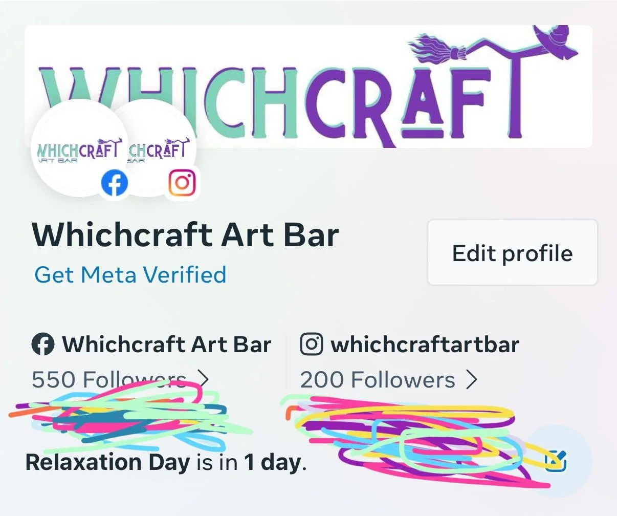 these numbers are crazy to me because I only have like 20 family members! the thought of 550 people looking at something I contributed to — has sent me to outer space, thank you🥹
More shenanigans to come 😘
#mentalwellness #whichcraftartbar