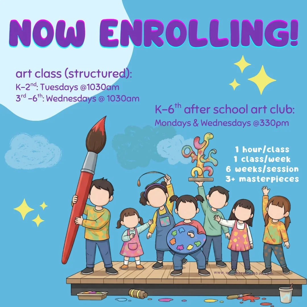 ✨ registration for the next session of classes &amp; clubs is LIVE! 🥳

classes starting 10/14
clubs starting 10/20

https://www.whichcraftartbar.com/weekly-classes-1