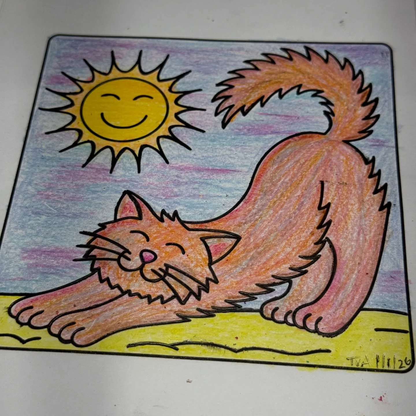 crayons are so underrated 🖍️
oh, and 20 min of doodling helps crazy amounts with the brain &amp; I welcome it 🤗 

#colorsesh #beddybye #calming #perfectisntreal #doodle