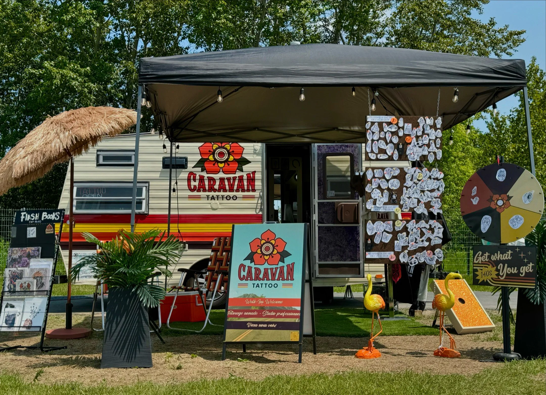 La configuration et l'installation du kiosque  complet