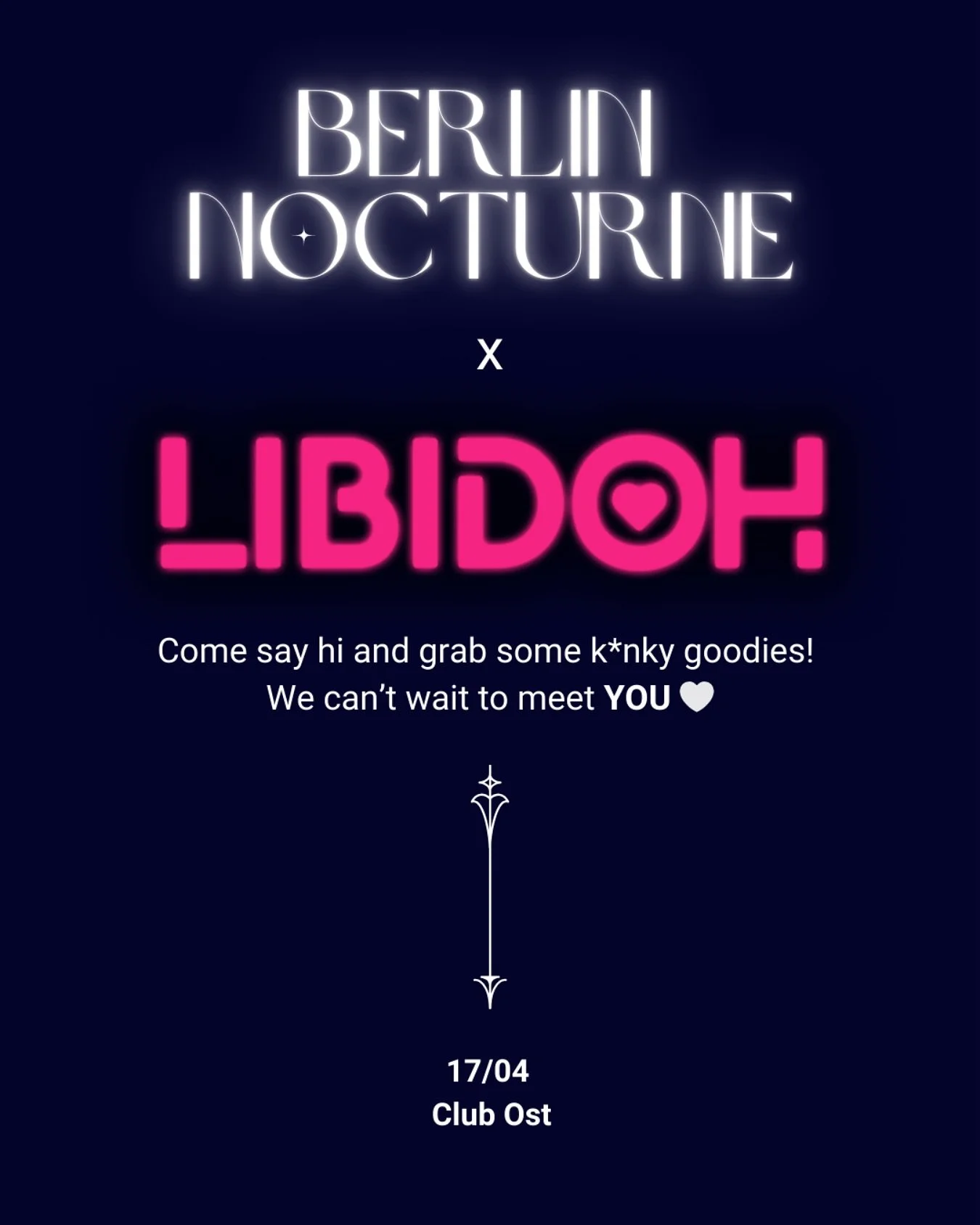 See you there 💕
#berlin #creaturesofthenight #kinky #kinklife #kinkycommunity #kinkcommunity #kinkylifestyle #femaleentrepreneurs #femaleentrepreneurship #techno