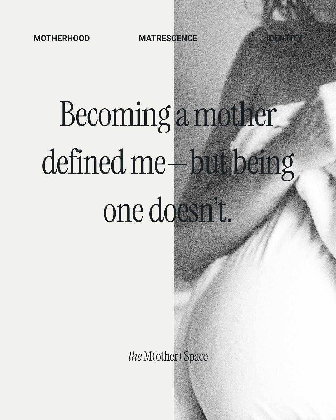 They say motherhood changes you - and it does. 
But what they don’t say is: 
You’re allowed to carry that transformation forward on your terms.
Becoming a mother shaped how I show up in the world. 
It deepened my values, clarified my d