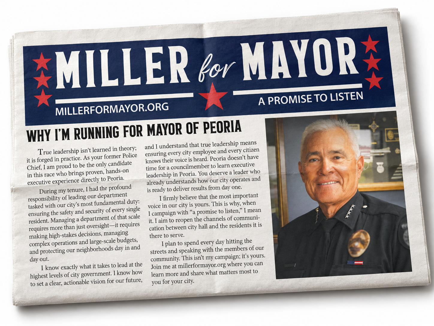 Eight pages. One clear vision for Peoria.