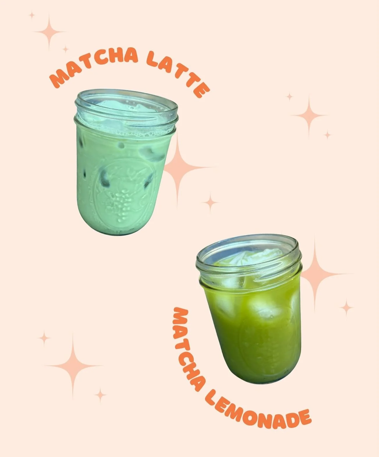 New drink alert! Matcha Latte and Matcha Lemonade 🍋🍵 Come try them this weekend!