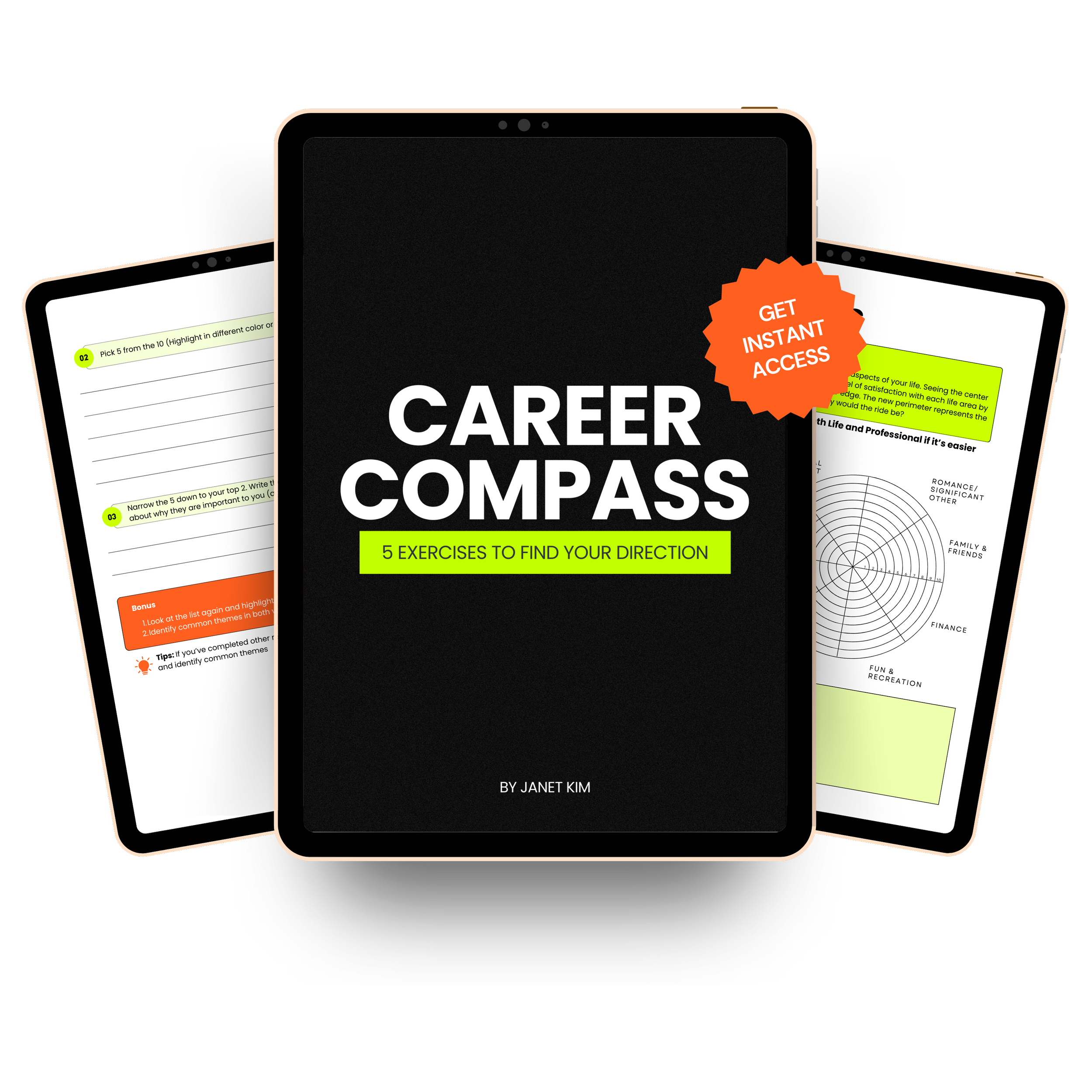 Thank You page career compass — Janet Kim