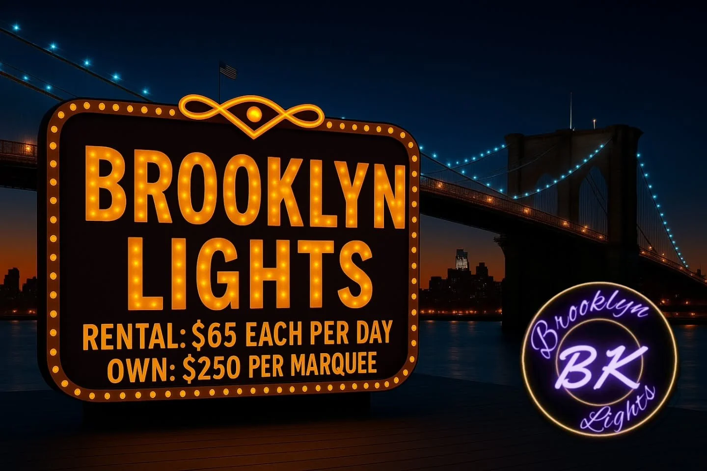 Light up your next event with a bold statement!

Perfect for weddings, birthdays, corporate events &amp; more!
Custom, handcrafted, and made to shine 🌟

📍Serving the RDU Triangle and beyond
📲 Call or text 919-824-2366
🔗 BrooklynLights.net
#Marque