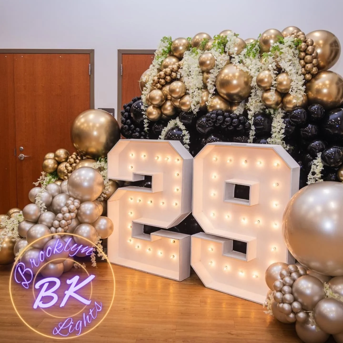 🎉 Retirement done right! 🎉

This elegant send-off was brought to life with the perfect duo:
🎈 Luxe balloon artistry by @briasballoonboutique
💡 Illuminated marquee numbers by @brooklynlights1

Because a lifetime of hard work deserves to shine brig