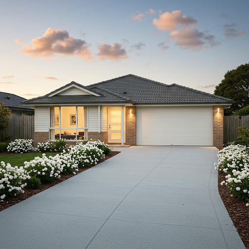 Freshly washed home exterior with spotless walls after Lux Clean Co house washing service