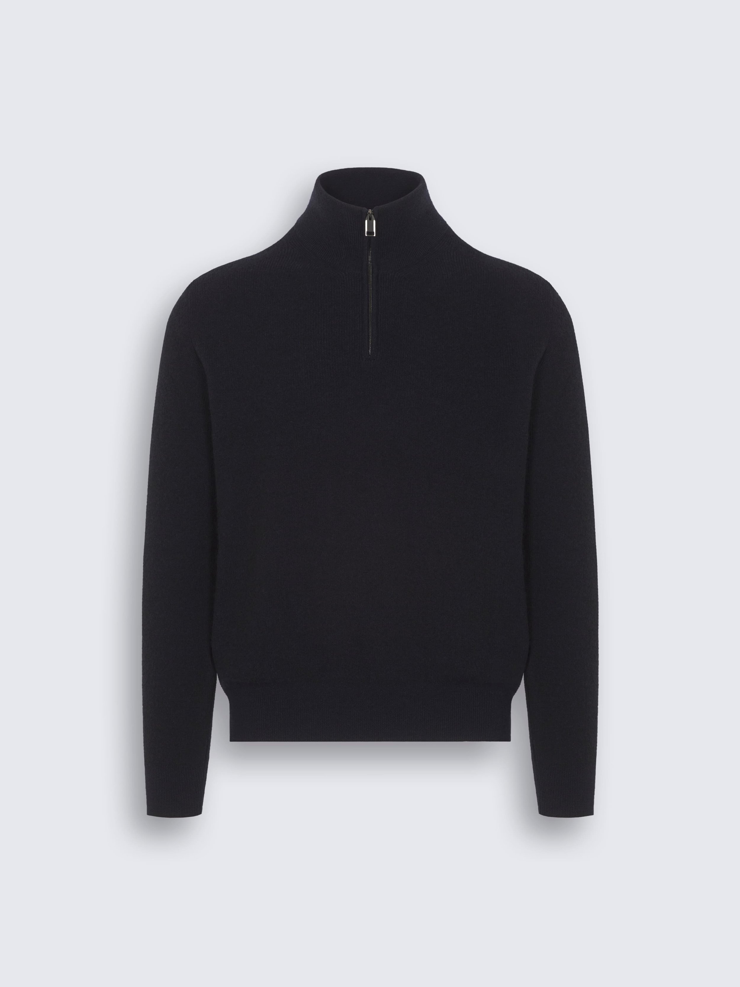 Black Zip Up Polo