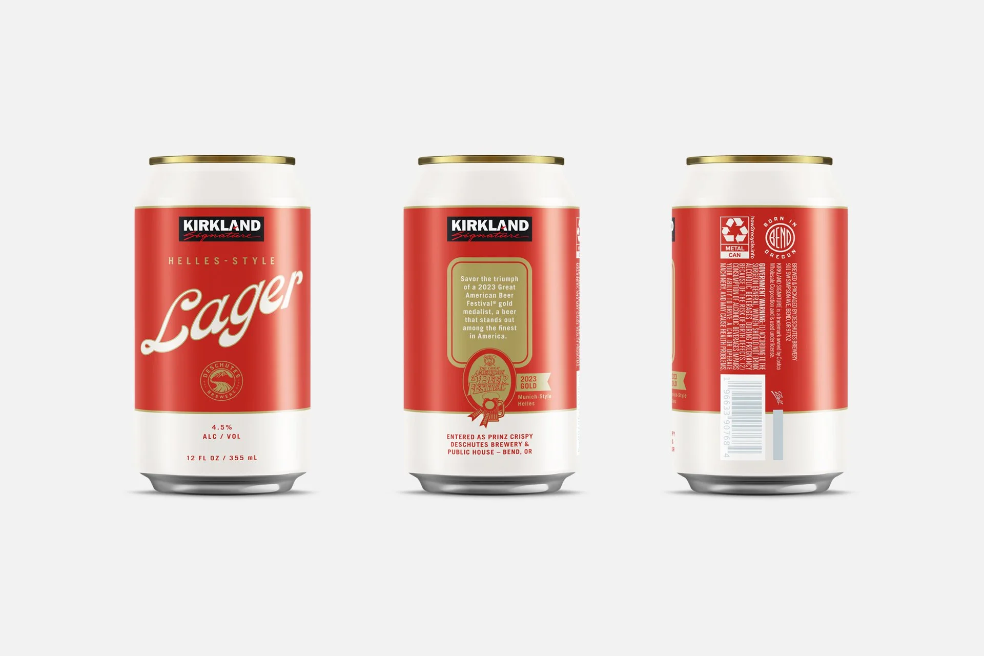 Deschutes Helles-Style Lager Package Design Costco