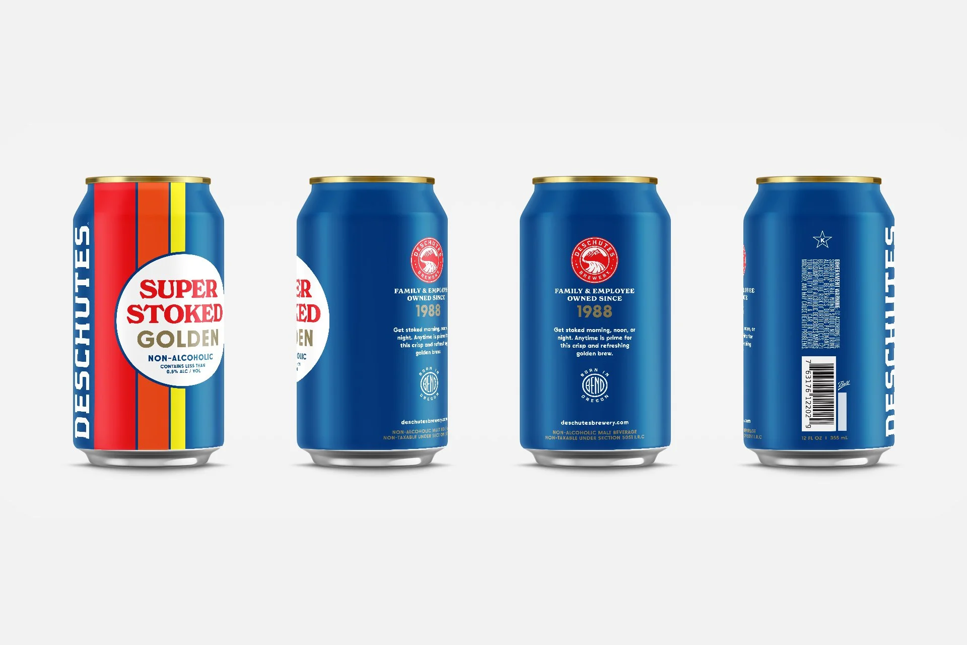 Deschutes Brewery Super Stoked Golden Package Design