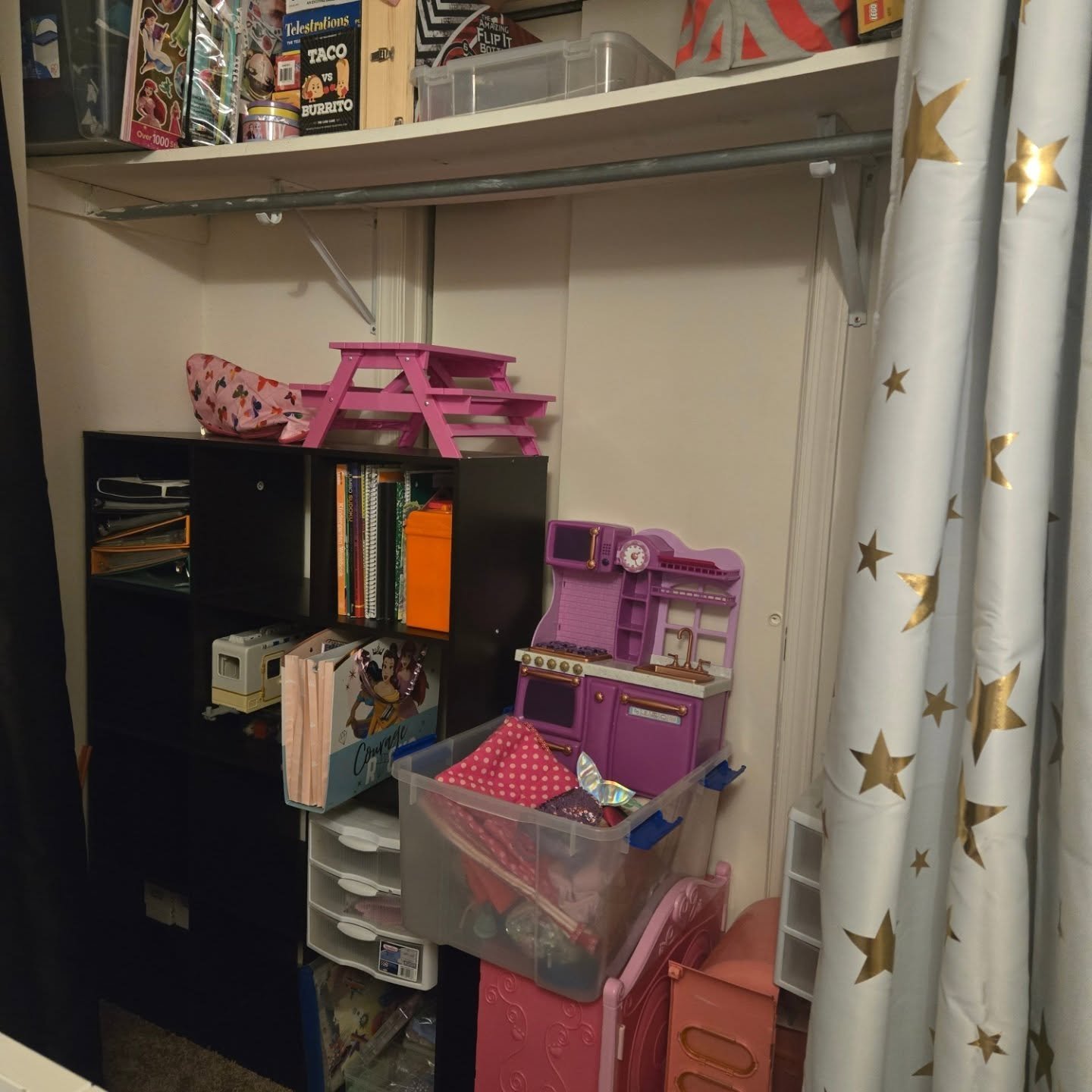 Decluttering with ADHD can definitely be a rollercoaster! I got everything out, ready to toss or donate, but as soon as I sat down, my energy was gone. ADHD life, right? And then there&rsquo;s the hyperfixation of trying to get it all done and forget