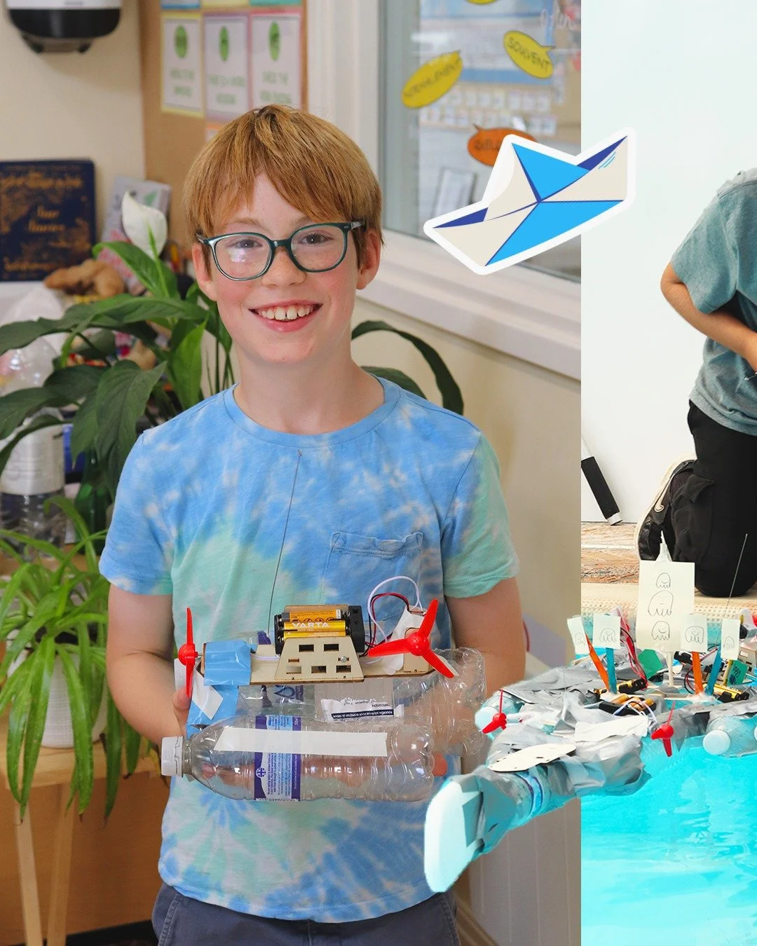 ⛵🚤 We wrapped up Boat Week with presentations and competition! Our learners put their new engineering knowledge to the test with their boat designs.

Each engineer presented their invention to the rest of the group, along with a business plan for pr