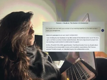 Me &amp; Claude.AI: Two Minds In An AI Po