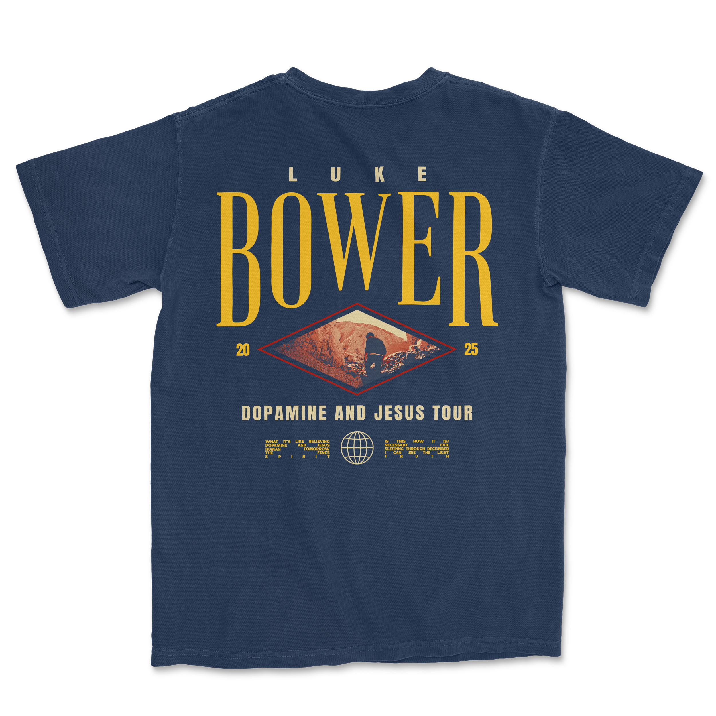 LukeBower_Navy_DopamineandJesusTourTShirt_Back_Mockup.png