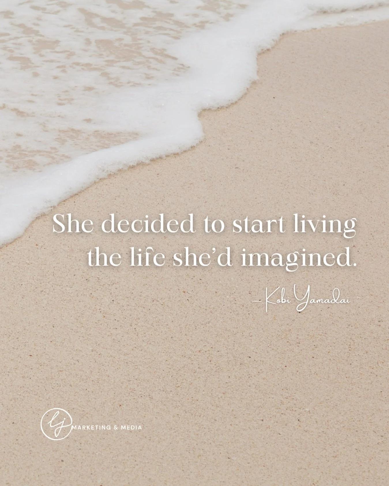 She chose joy. Chose alignment. Chose to build something that felt like her.

And just like that&mdash; she started living the life she&rsquo;d imagined. ✨

At LJ Marketing &amp; Media, we&rsquo;re here for the dreamers, the doers, and the quietly bo