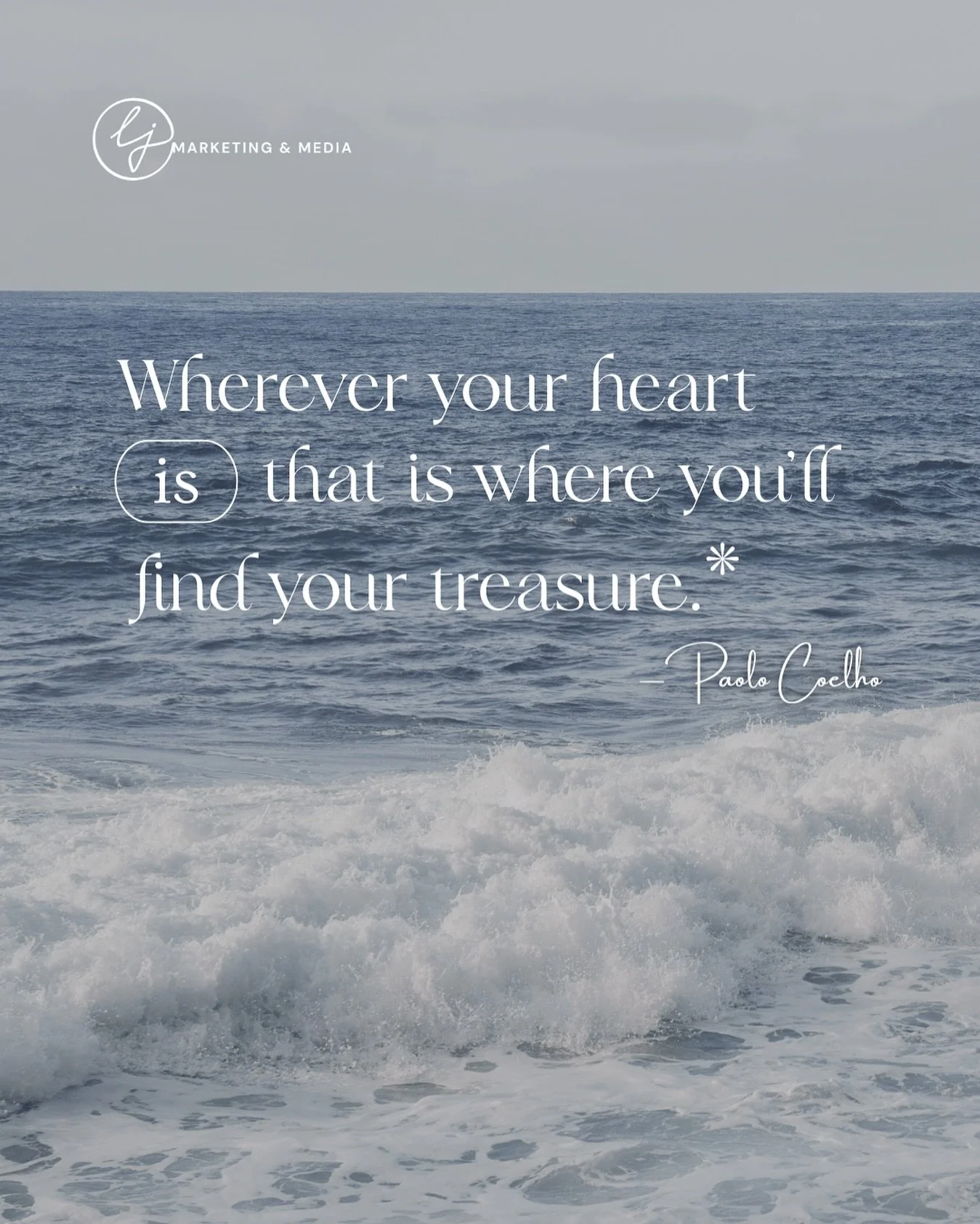 Where your heart leads, your purpose follows. 

A gentle reminder that the path to fulfillment is rarely loud&mdash;but it is always honest.

&mdash;
📖 Words by Paulo Coelho
🎨 @ljmarketingandmedia | Where soul meets strategy.

#SoulfulStrategy #LJM