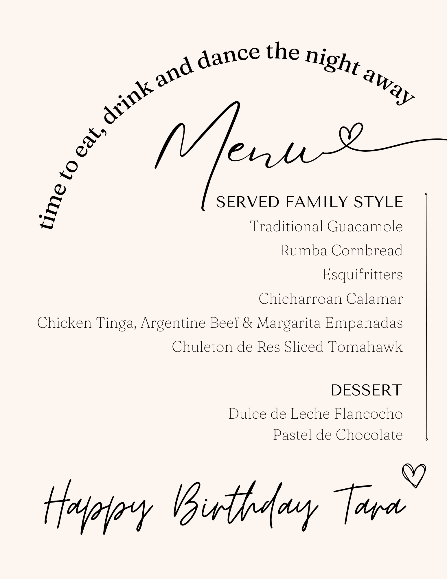 Tara Birthday Menu.png
