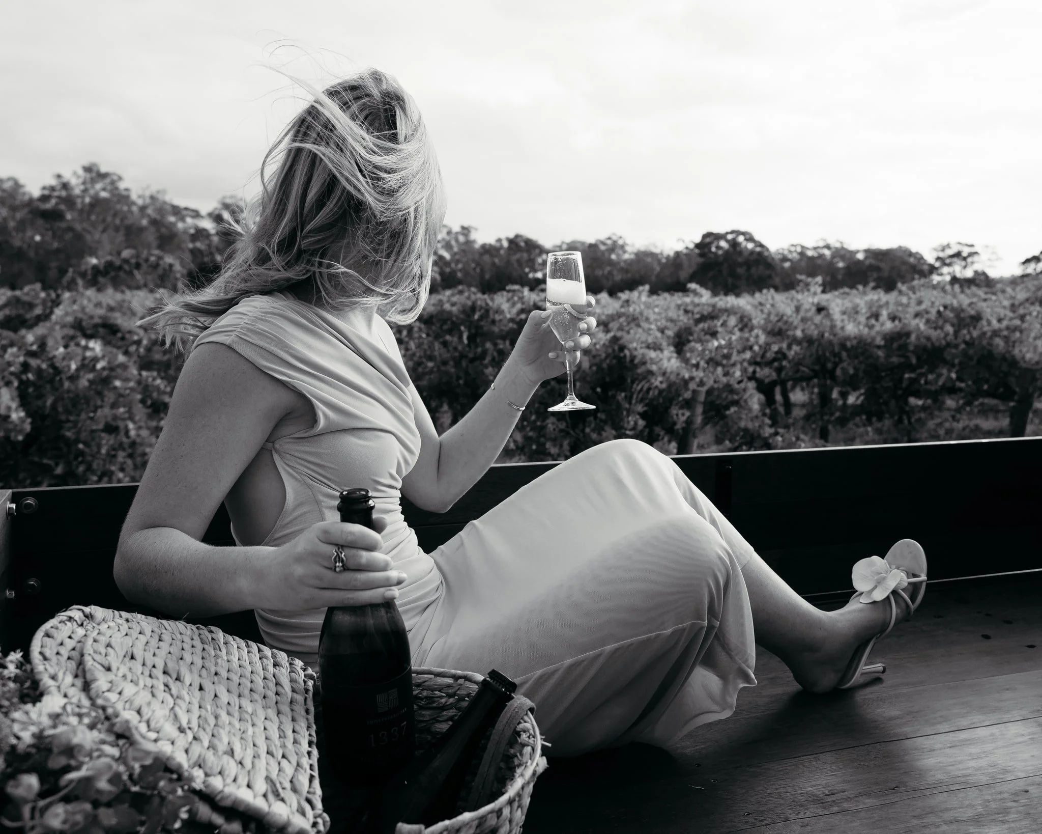 Adelaide hills wedding photographer black and white