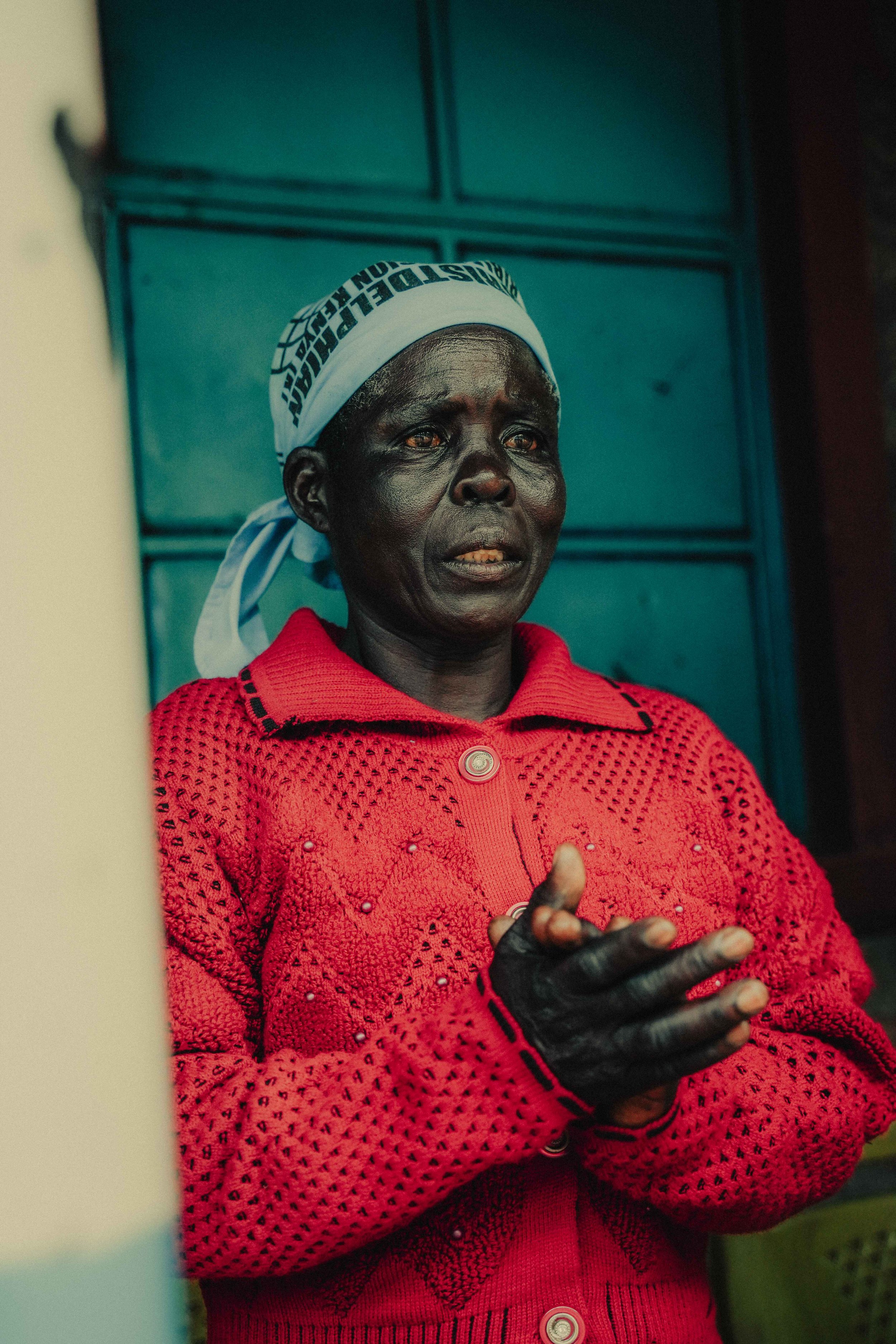 sad lady Kenya 