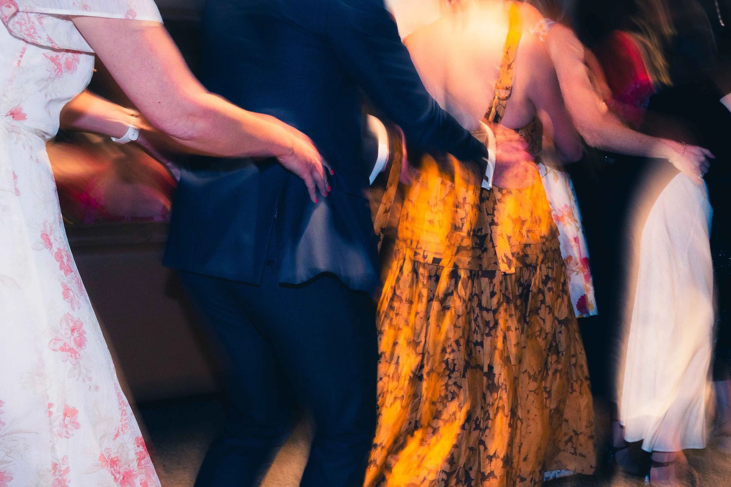 candid wedding dance train flash photography 