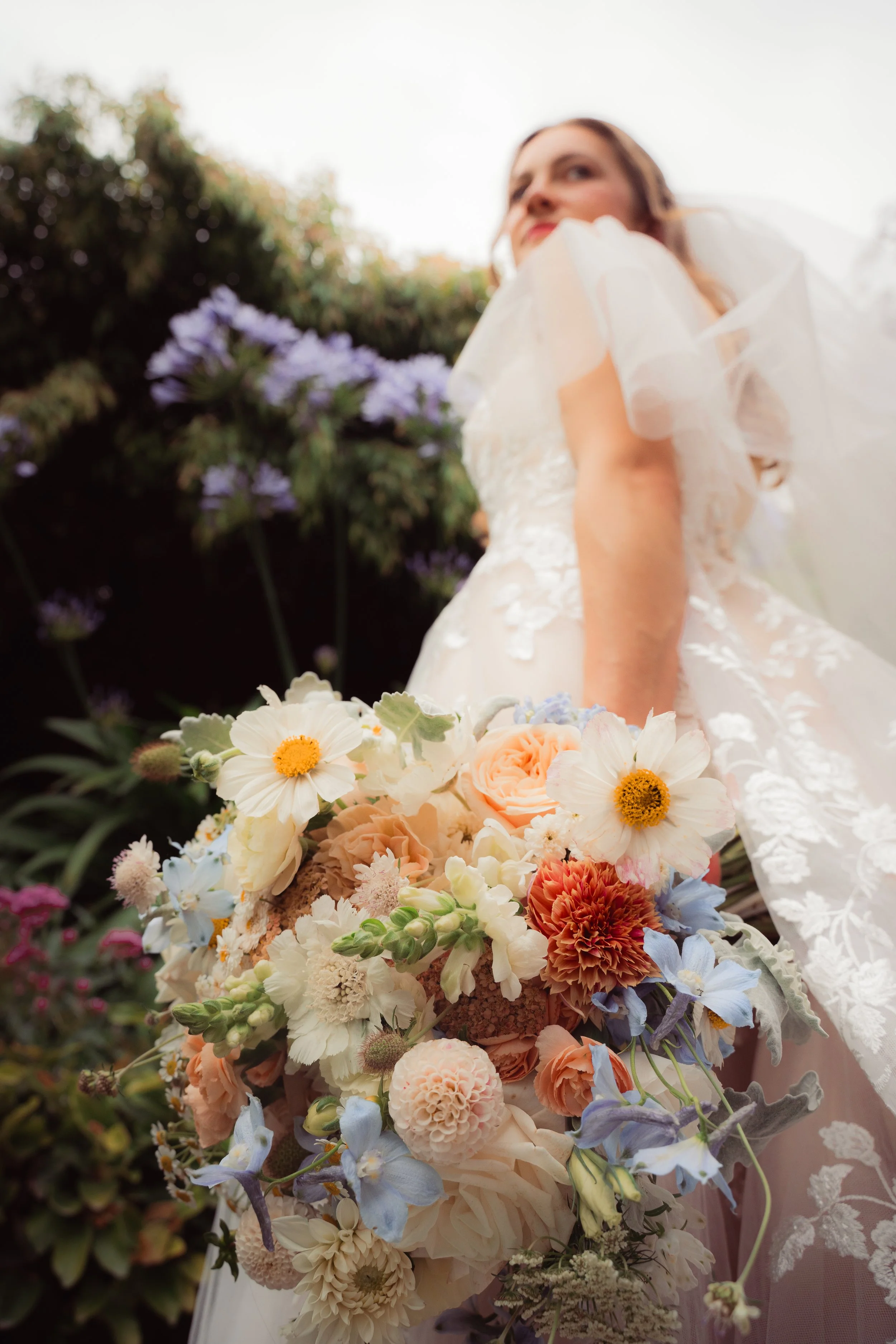 Adelaide hills bride floral bouquet