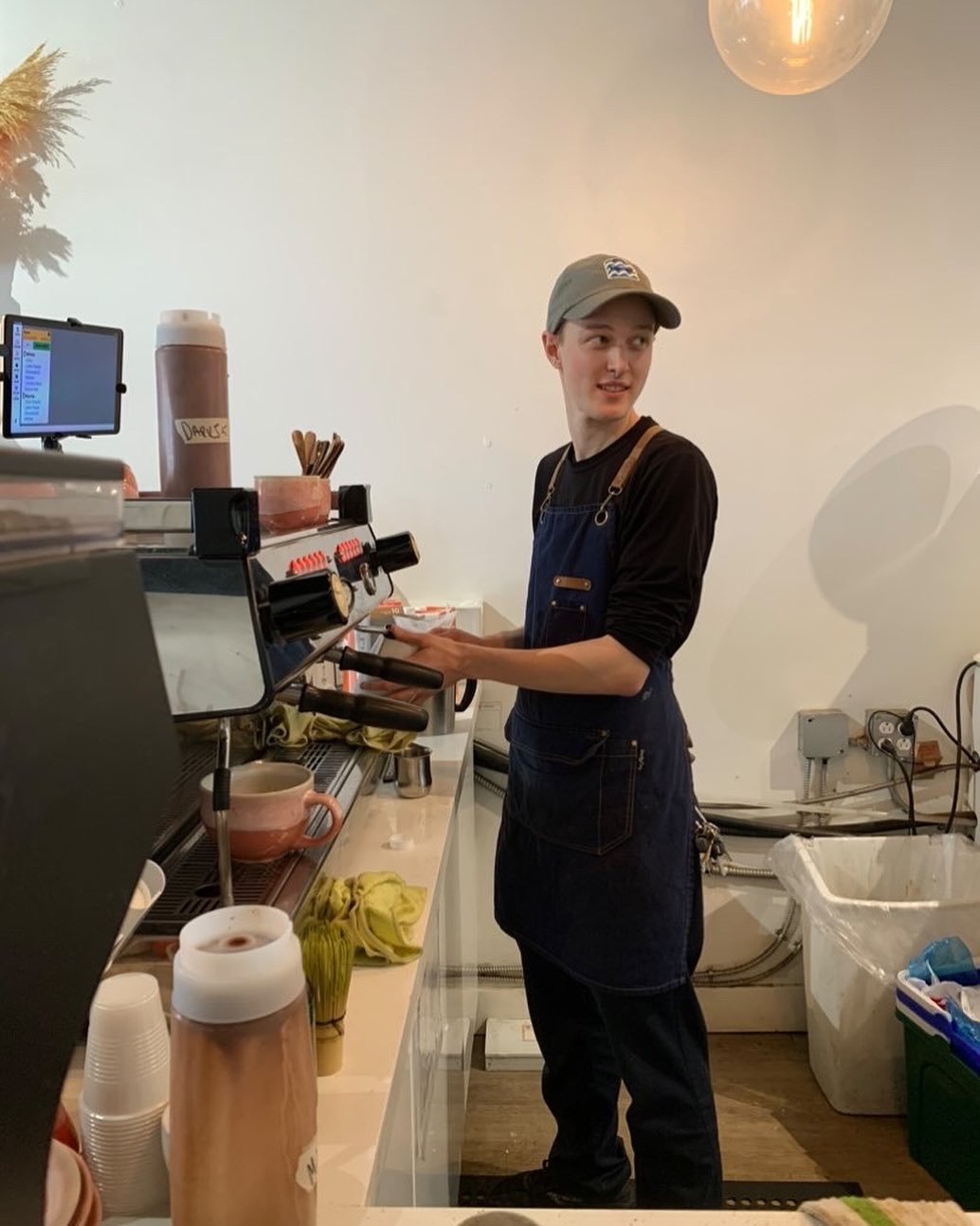 Spotted! 🔍 Our signature paisley cap on @hollandleyes, premiere barista in Toronto! How far can we spread the Paisley love?