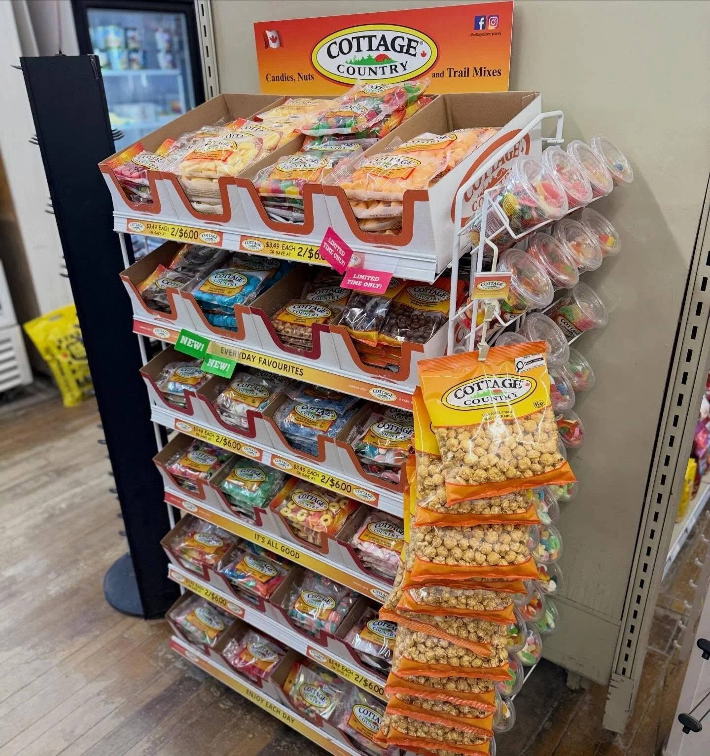 If you&rsquo;re a fan of the tasty treats from @cottagecountrycandy then you&rsquo;ll be happy to know we have lots in stock! #snacktime😋