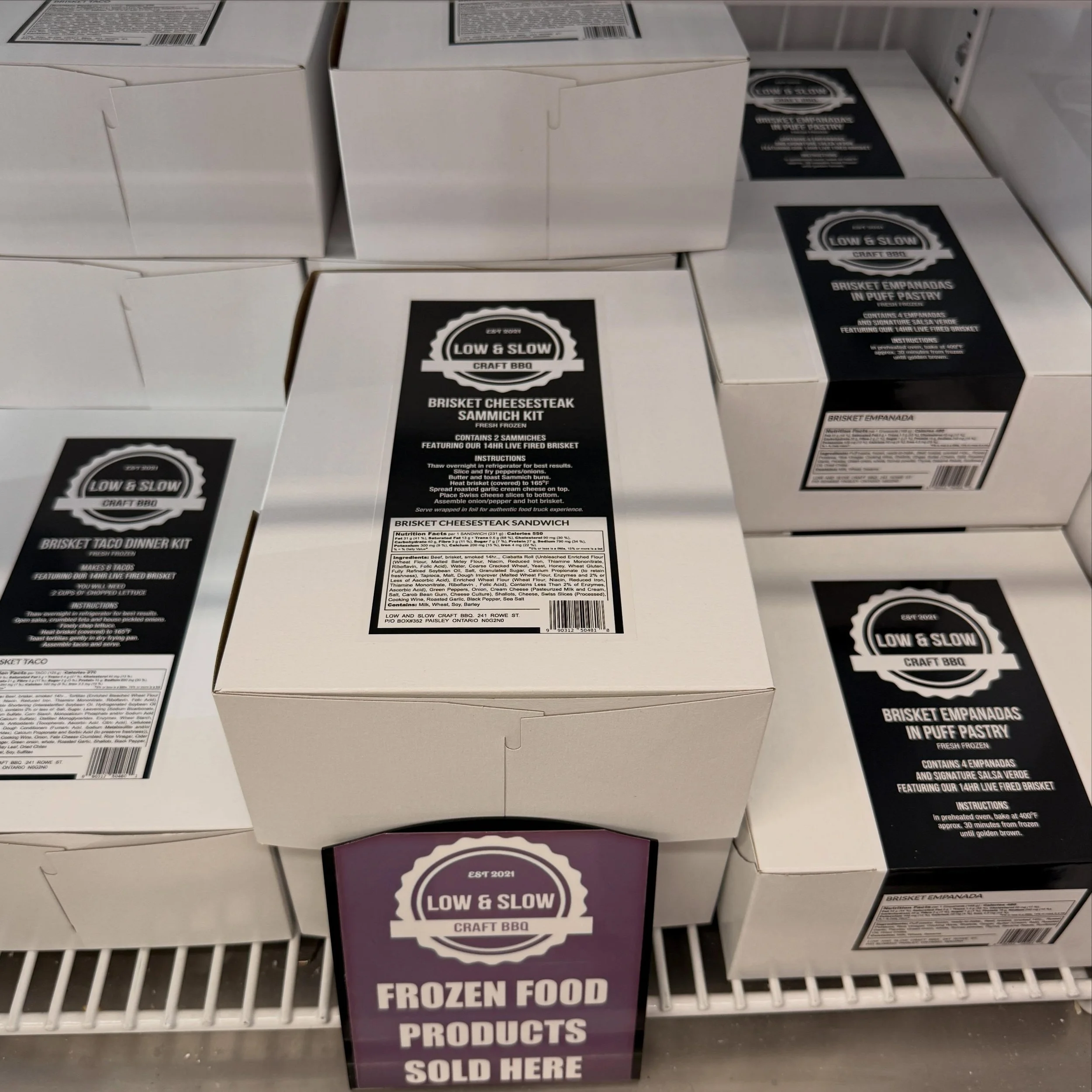 If you haven&rsquo;t tried one of these meal kits from @lowandslowcraftbbq then you&rsquo;ve been missing out! Bill&rsquo;s brisket is smoked and packaged right around the corner from the store!