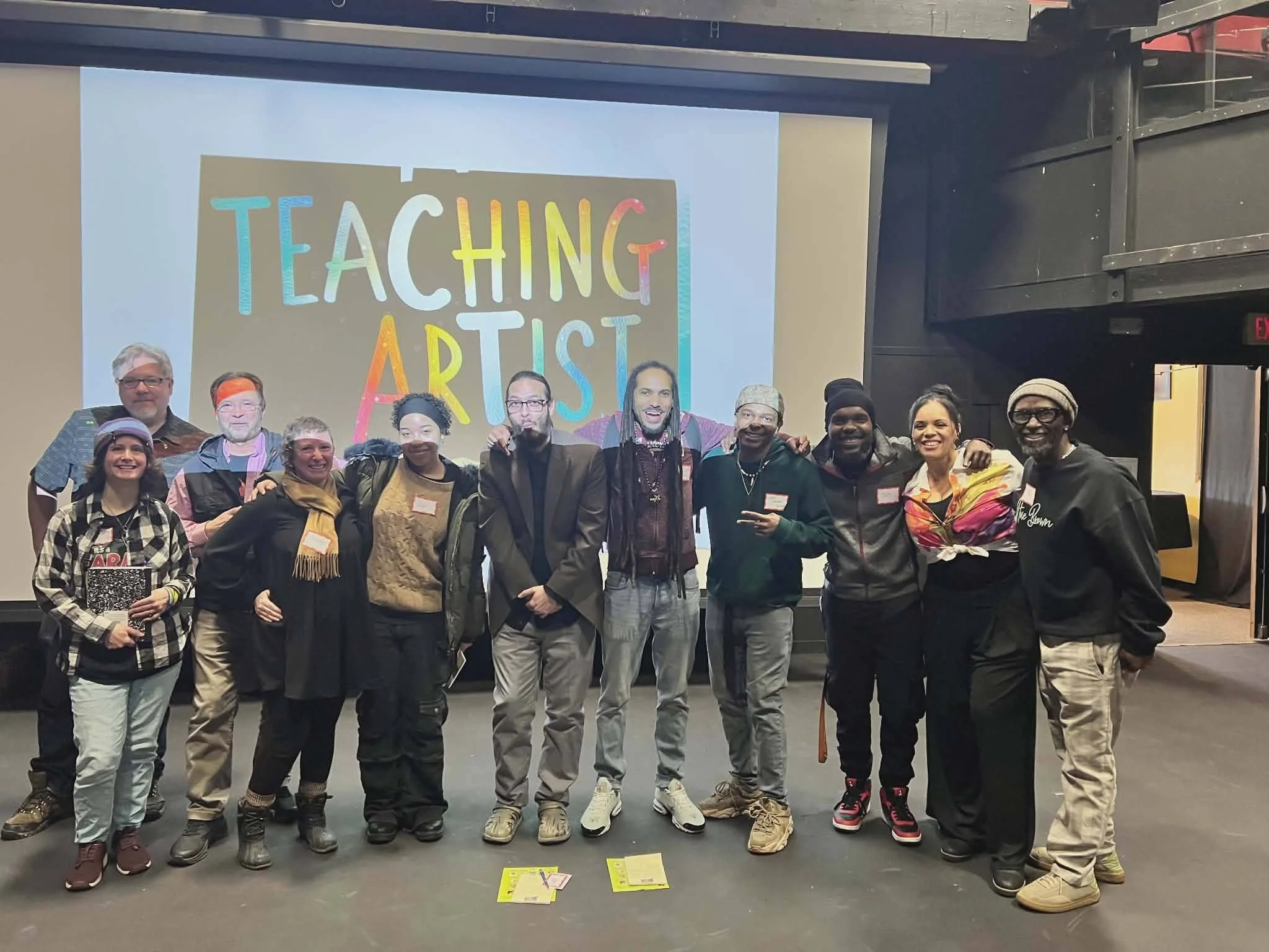 Through The Teaching Artist Hub, teaching artists and arts educators participating in a Connecticut teaching artist mentorship and community engagement focused on creative education and professional development.
