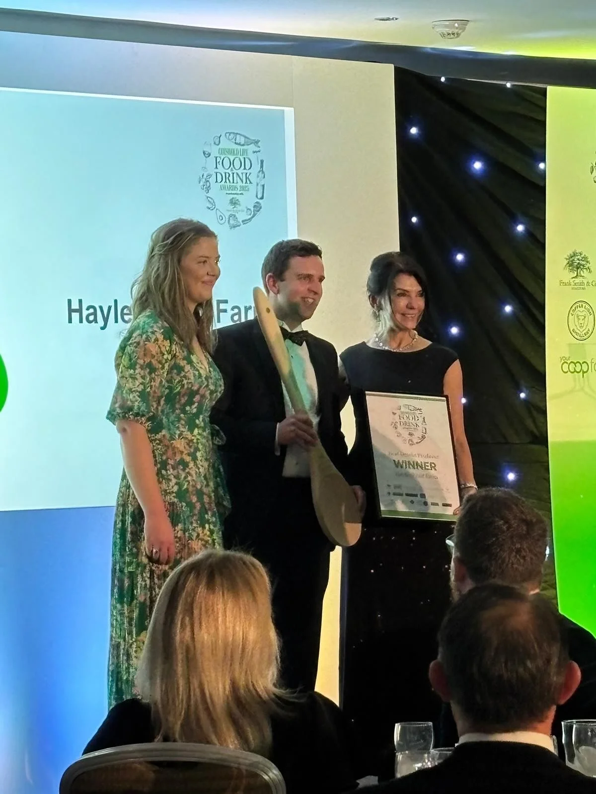 Thank you @cotswoldlife for a fabulous evening celebrating all that is great about food and drink in the Cotswolds at @hatherleymanorhotel_spa. Congratulations to @haylesfruitfarm on a well deserved win and a special thank you to @aliestreet for #gif