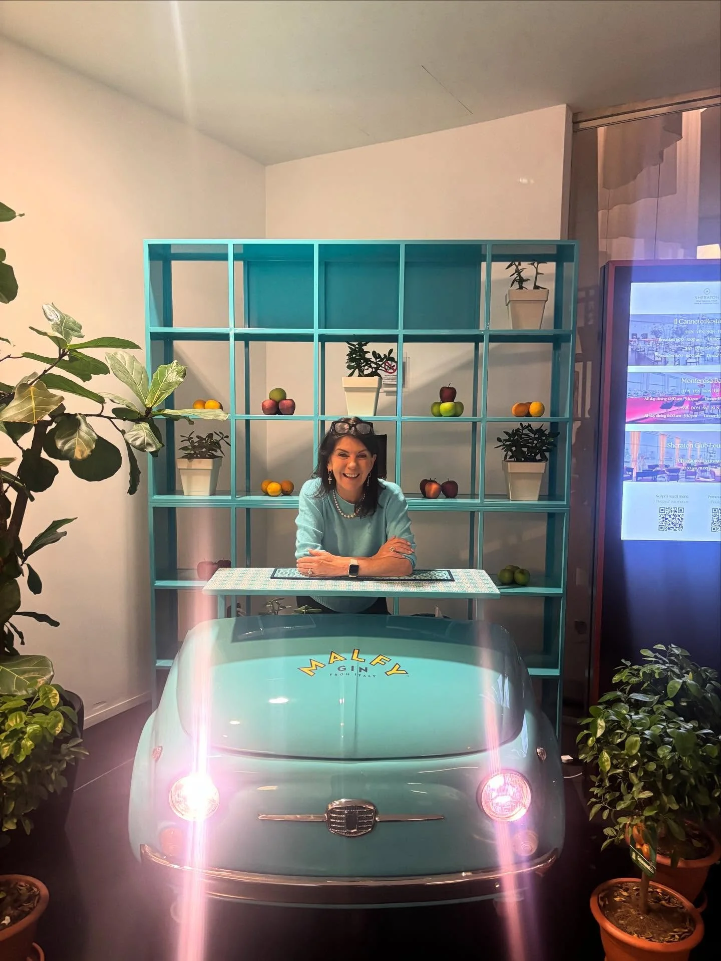 Arrived in Milan for the next conference. Let&rsquo;s hope the colour coordination is a good omen 😊