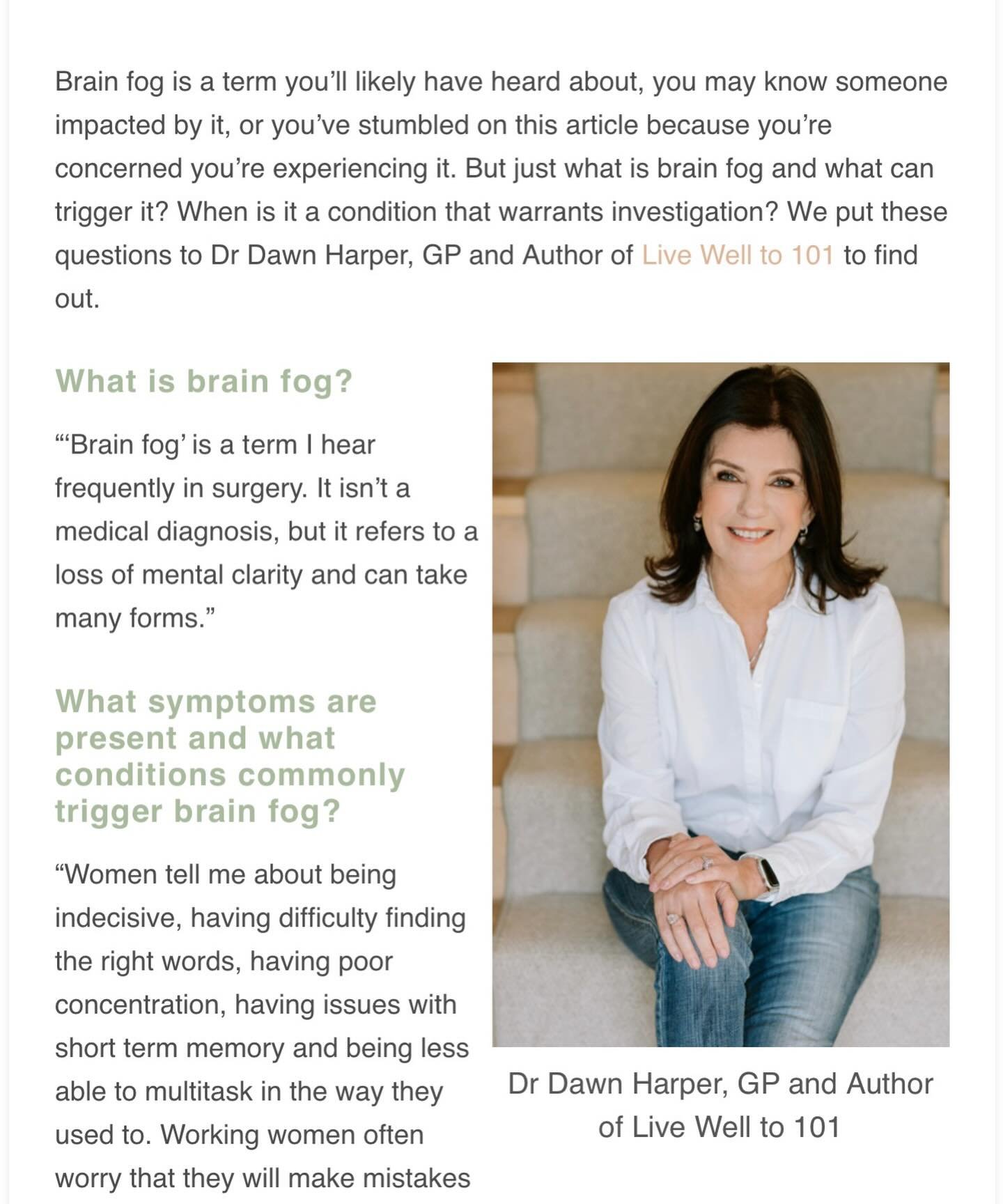 Thank you to @anythinggoesl for asking me to explain brain fog. You can read the whole article here - https://anythinggoeslifestyle.co.uk/what-is-brain-fog/ #mediamedic #gp #brainfog #anythinggoes