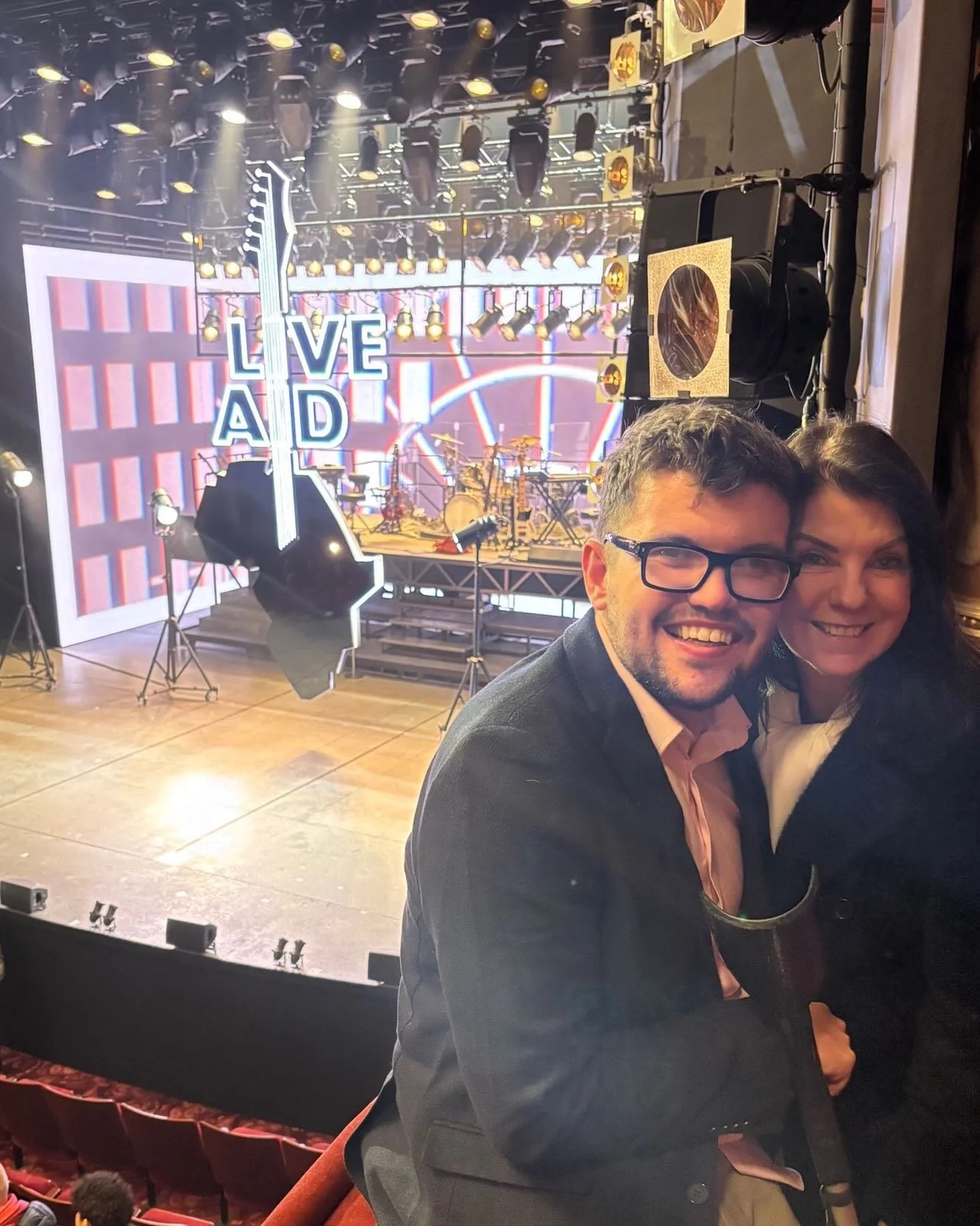 Brought my fabulous son @h100isaac to @liveaidmusical at @shaftesbury_theatre for a little birthday treat to see his lovely friend @timmahendran in the best musical ever (and we have seen a lot!). This show is only on until Feb 7th. If you lived Live