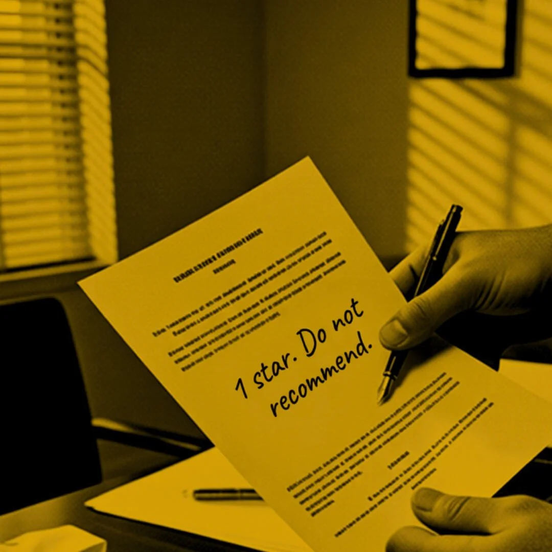 Get a sh*t Google review for declining to break the law?