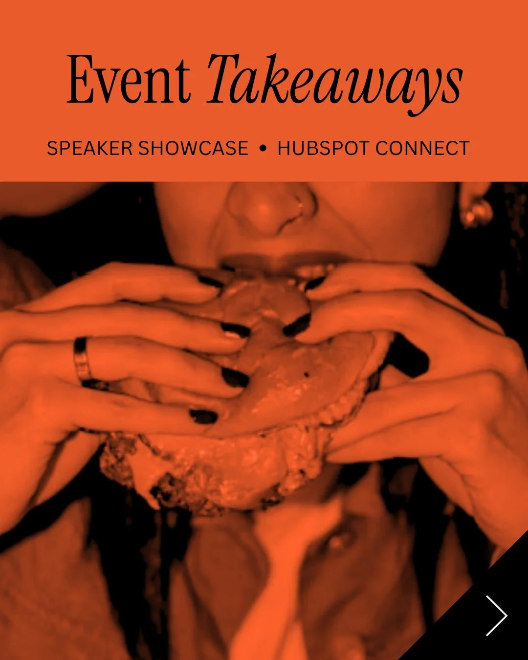 Last week we attended back-to-back events and we left inspired.

Tuesday we were at the @cliftons speaker showcase hearing @melissaclarkreynolds talk about where AI and search is heading. Wednesday, we attended Connect with @hubspot and got stuck int