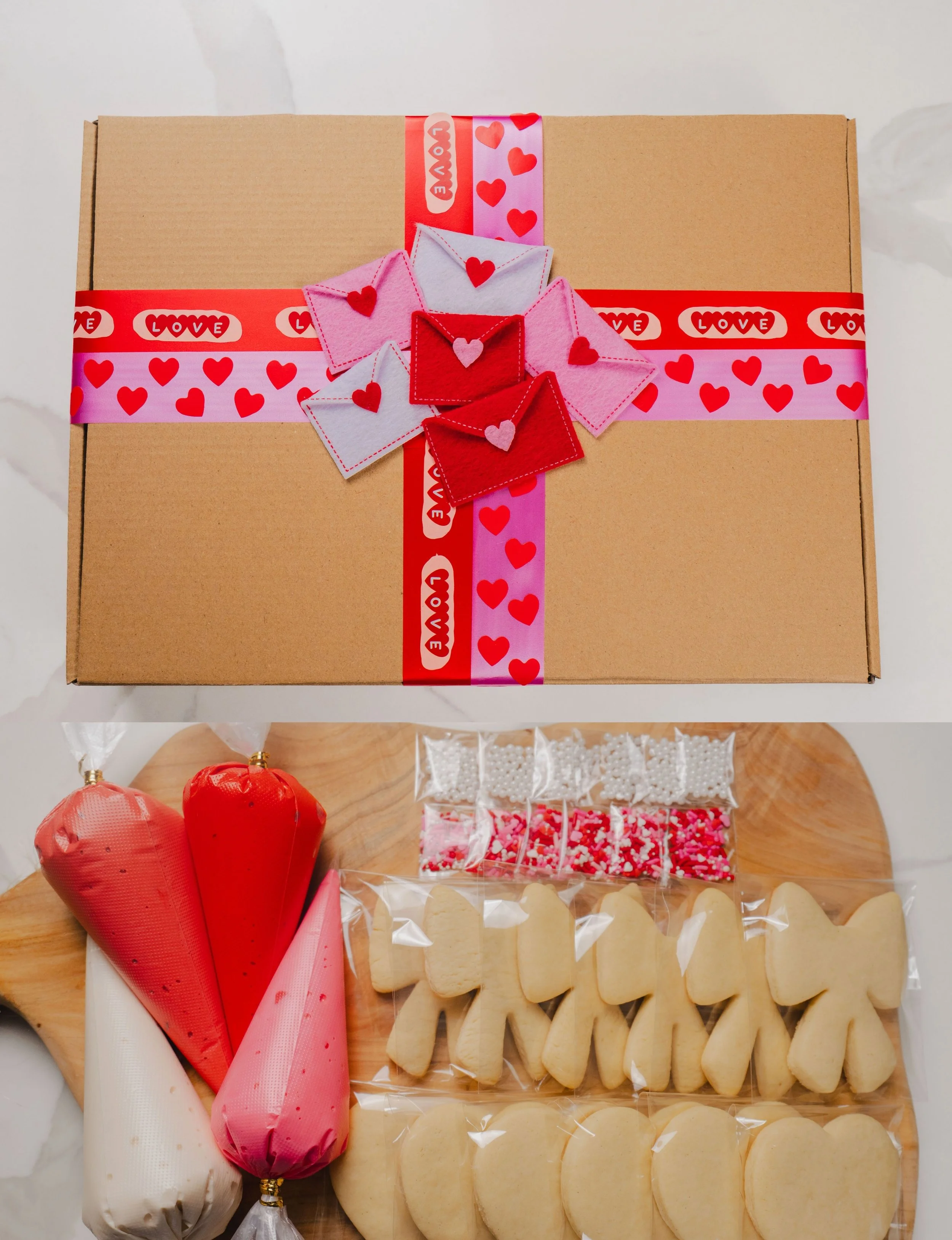 Valentine Letters Cookie Decor Kit