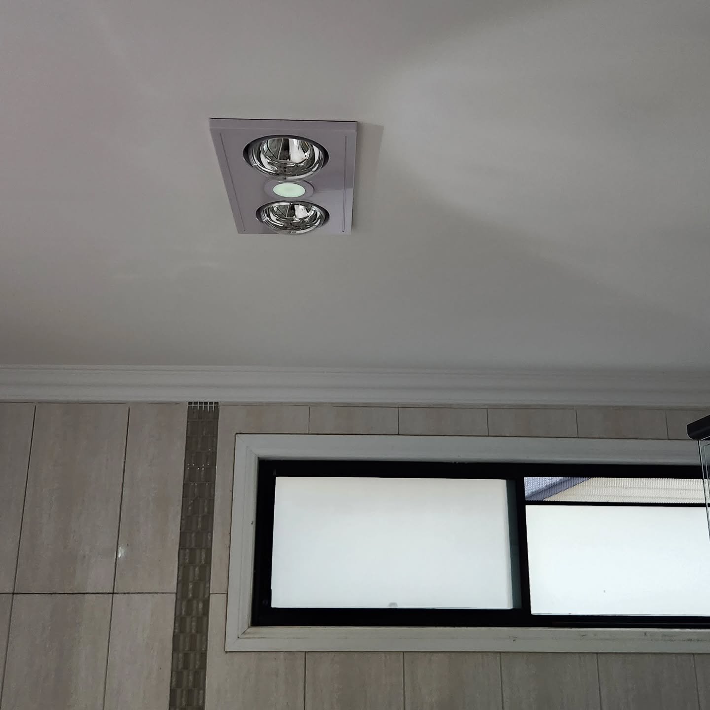 Upgrading your bathroom?

Our client purchased a new IXL bathroom unit and asked us to install it. After testing the existing circuit, we found it didn&rsquo;t have the capacity to safely handle the additional load. Even more concerning, the earthing