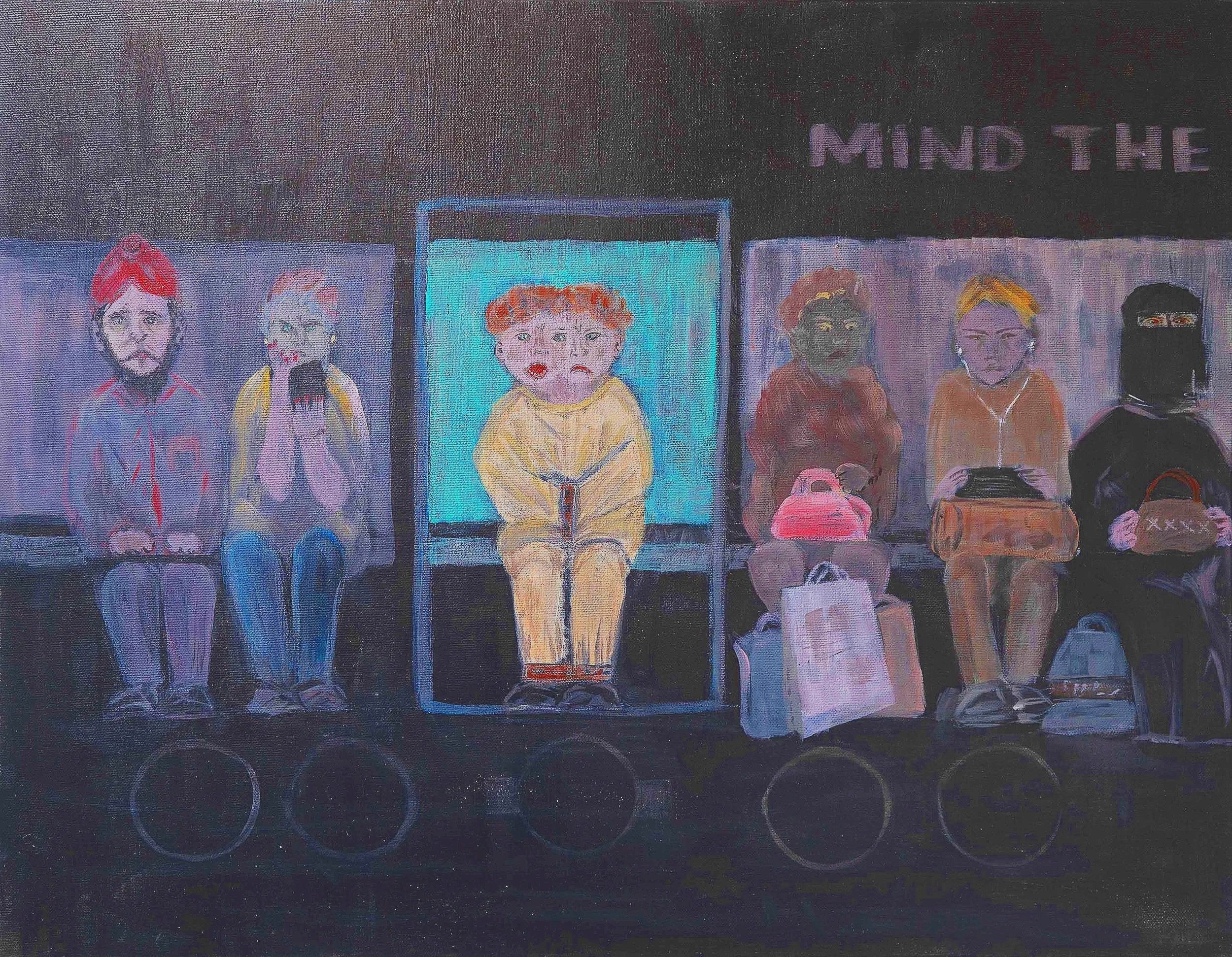 PARANOIA - ACRYLIC - 92x62CM - POA