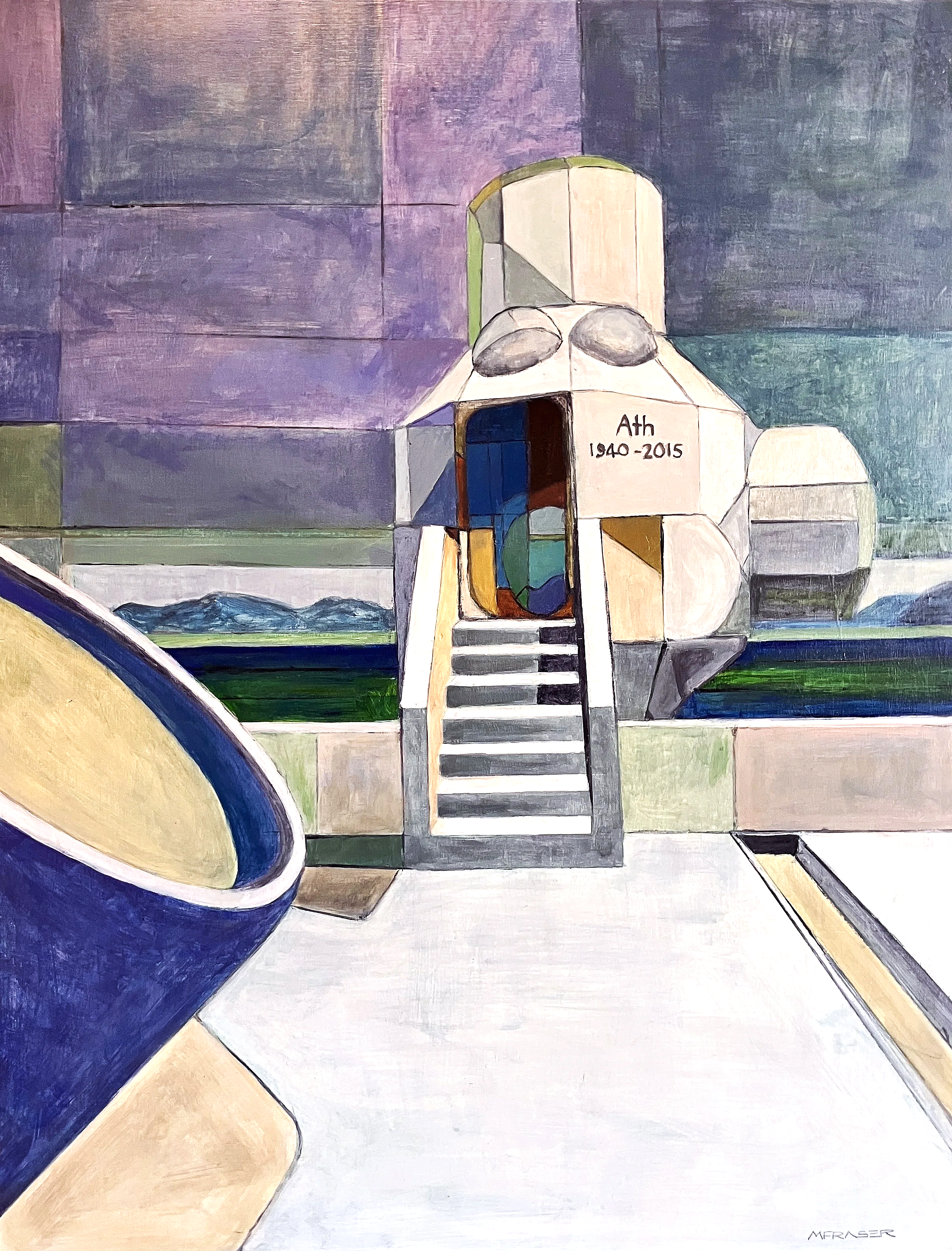 ATH - 71 x 91 CM - ACRYLIC ON BOARD