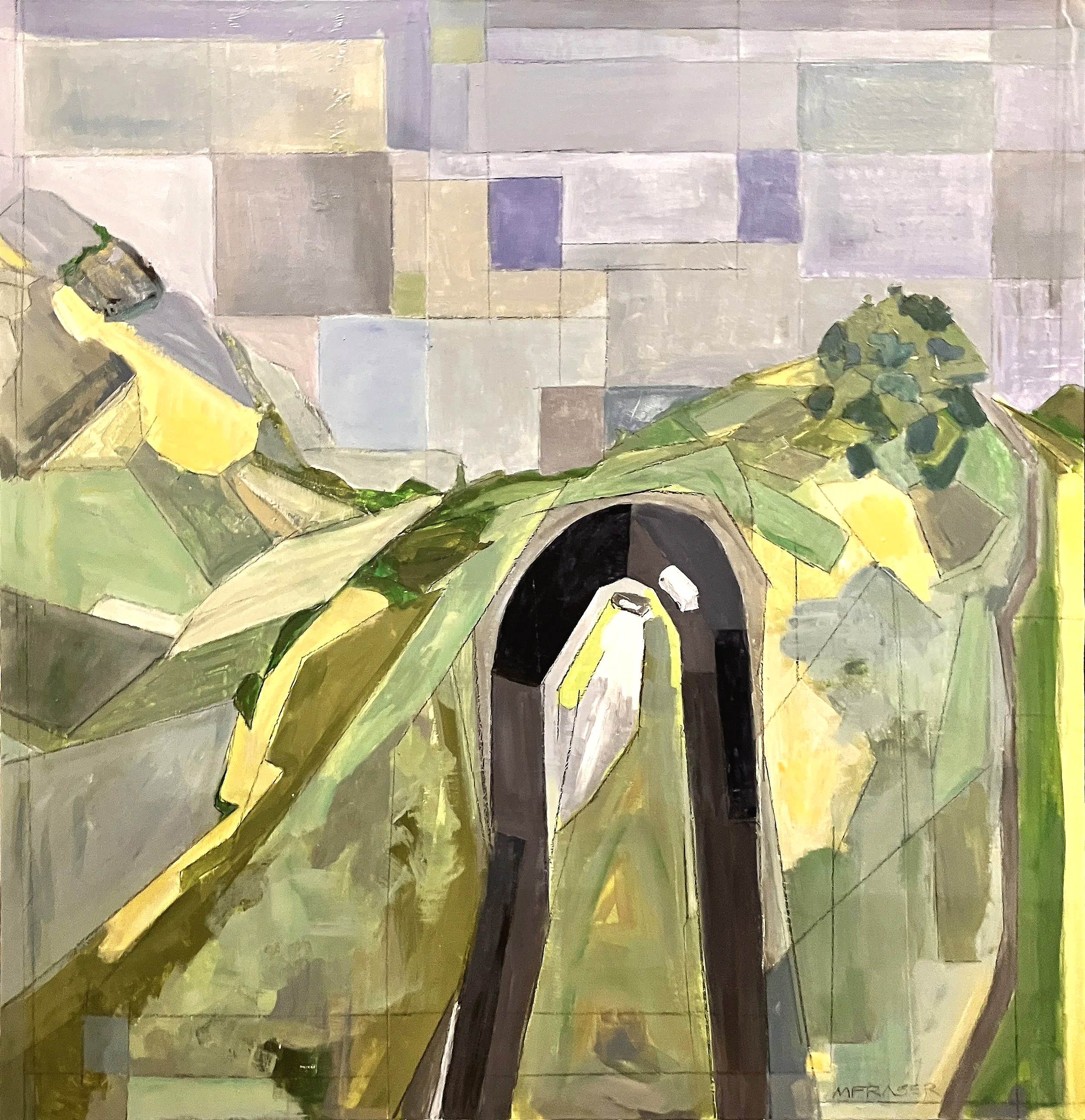 TE MATA - 81 x 81 CM - ACRYLIC ON CANVAS