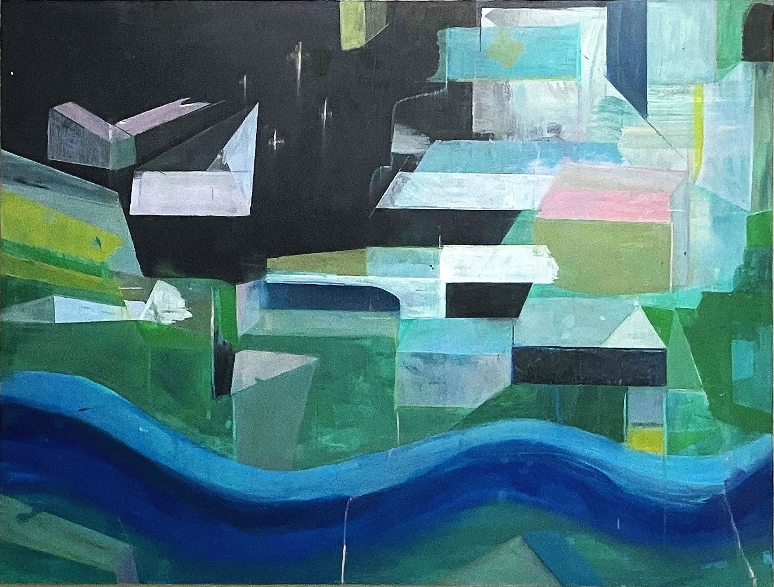 THE PILLOWS - 72 x 92 CM ACRYLIC ON BOARD