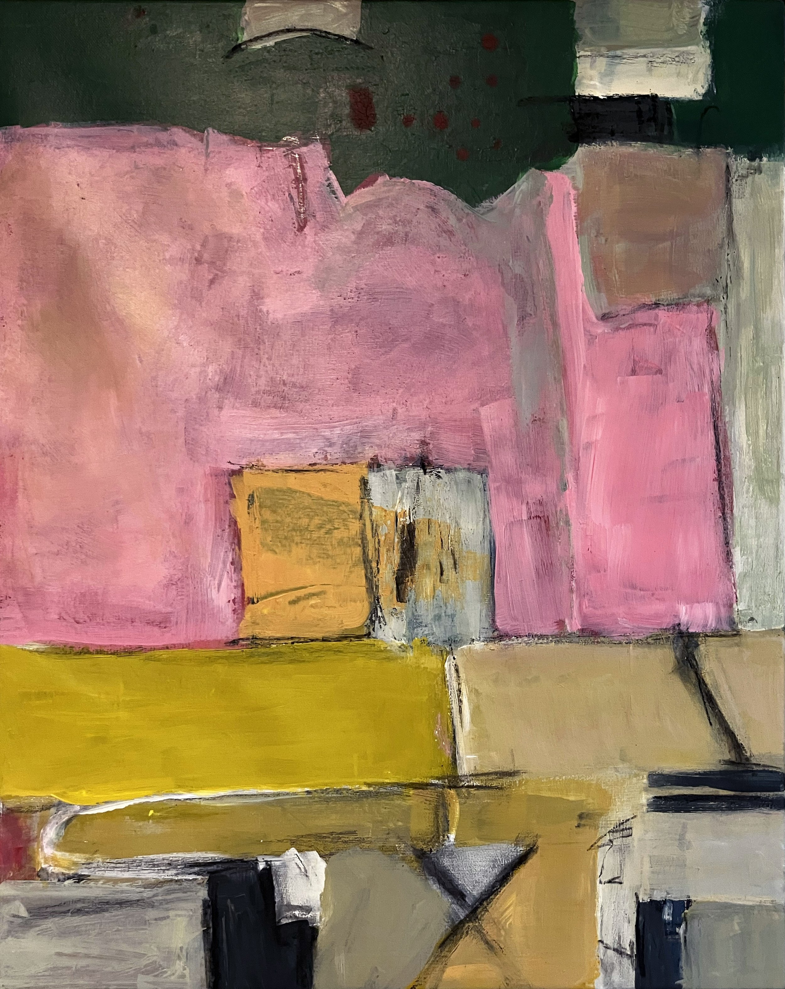 PINK PALACE - ACRYLIC ON CANVAS - 40CM x 50 CM