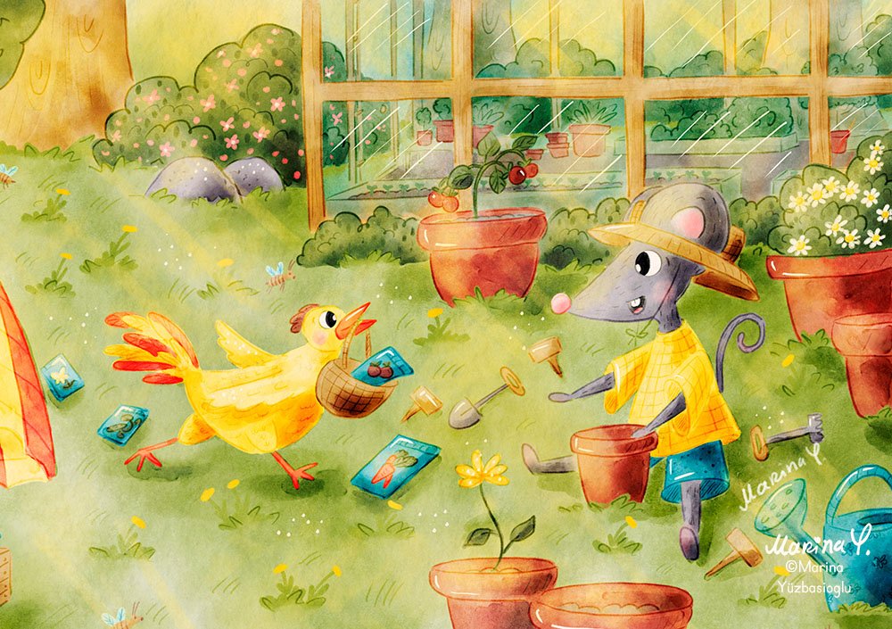 mouse-and-chicken-in-the-garden-picture-book-illustrtion.jpg
