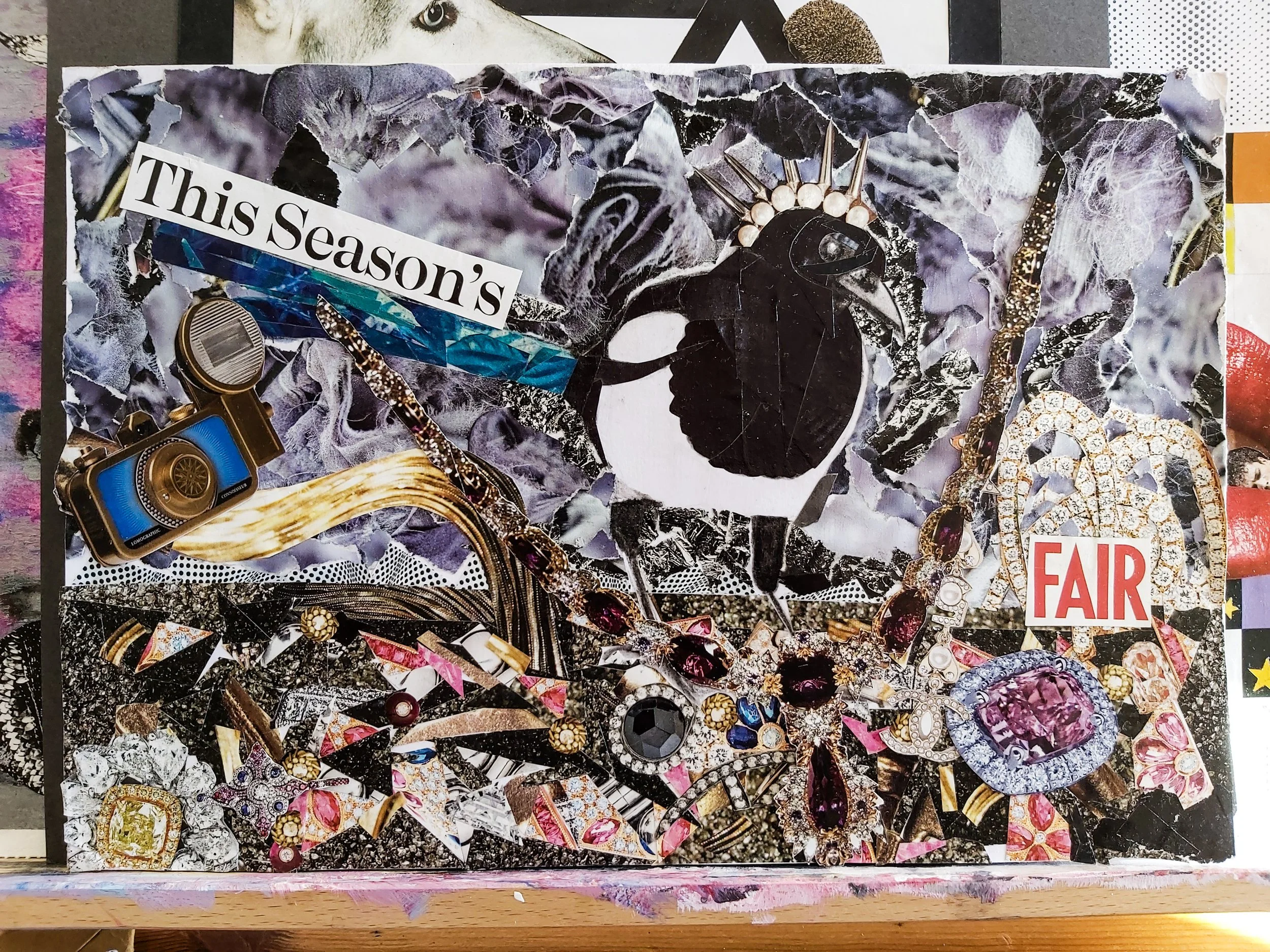 Maggie Stole Your Jewels | 2016 | Analogue Collage