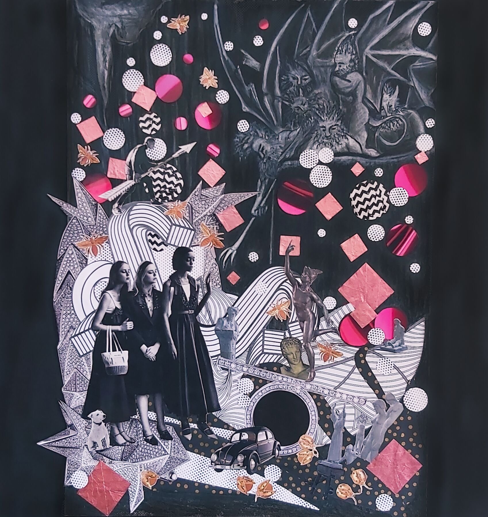 Better The Devil You Know | Original Art | Collage Art