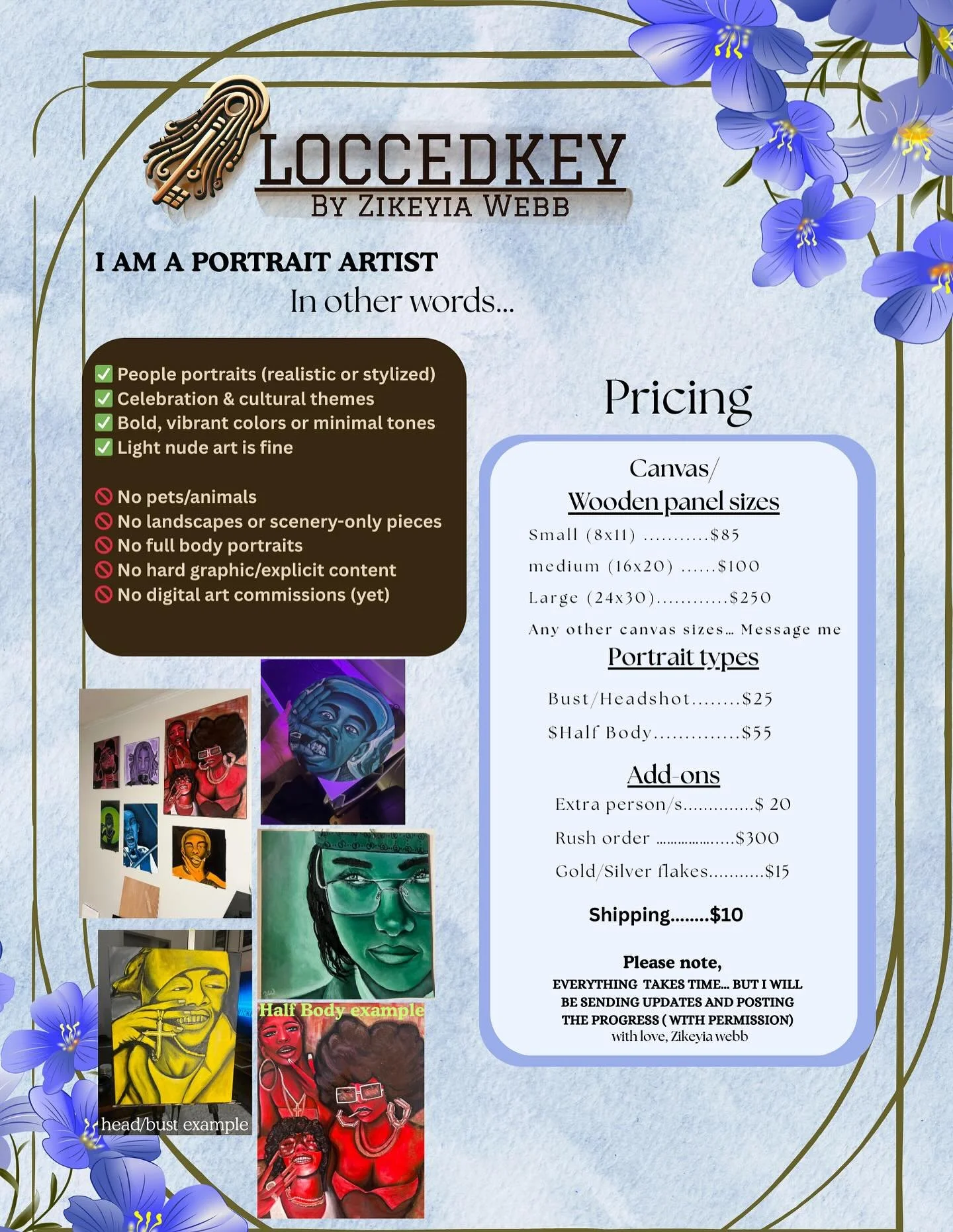 COMMISSIONS ARE OPENN

Im scared yet excited for this new experience tbh but supporting my art means the world ⭐️Commissions are now open let&rsquo;s create something colorful together❤️&zwj;🔥

#opencommission #customartwork #artistsupportartists #c